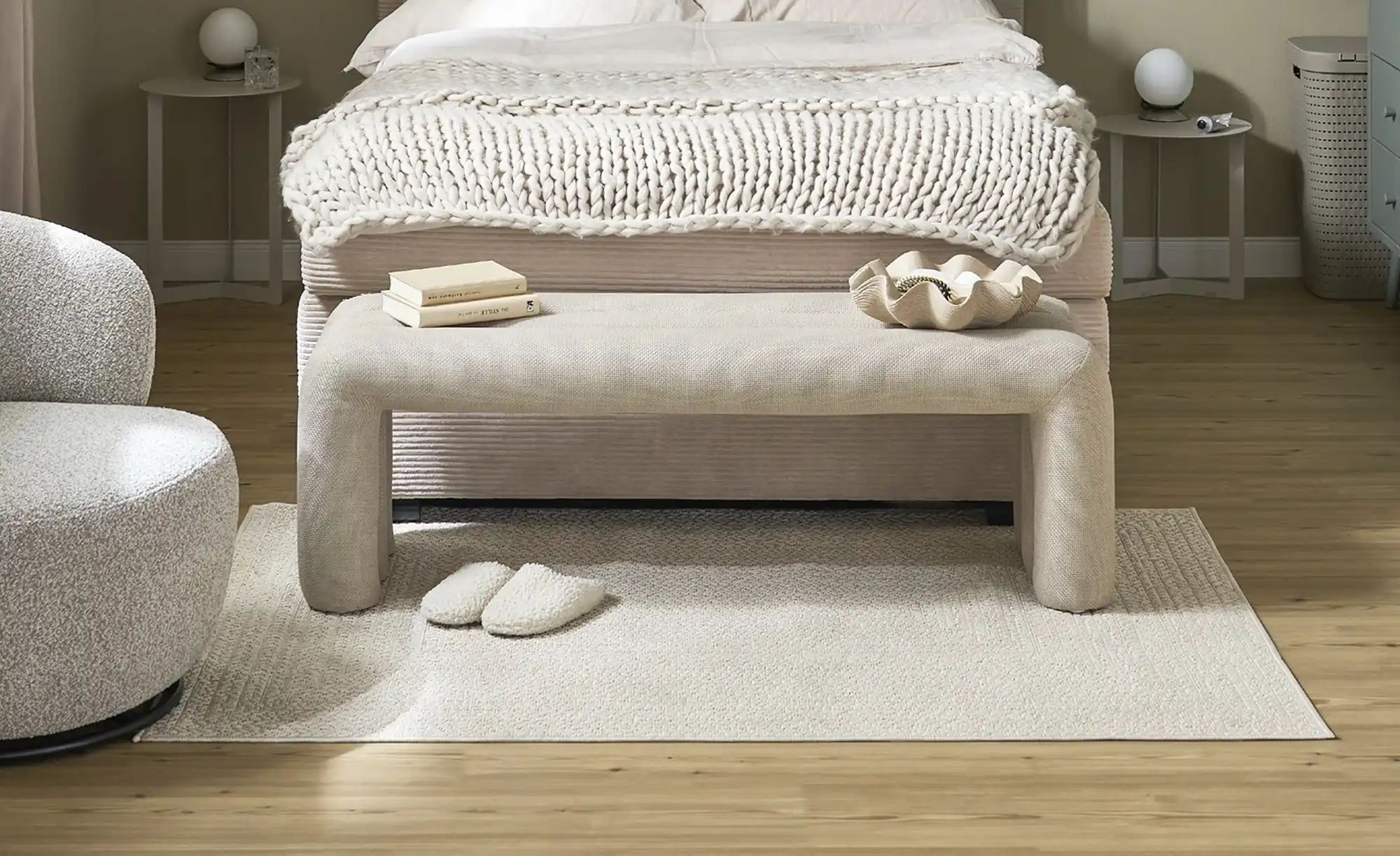 Thumbnail - In- und Outdoorteppich  Kenzy ¦ creme ¦ Synthetische Fasern ¦ Maße (cm): B: 120 Teppiche > Outdoor Teppiche - Höffner