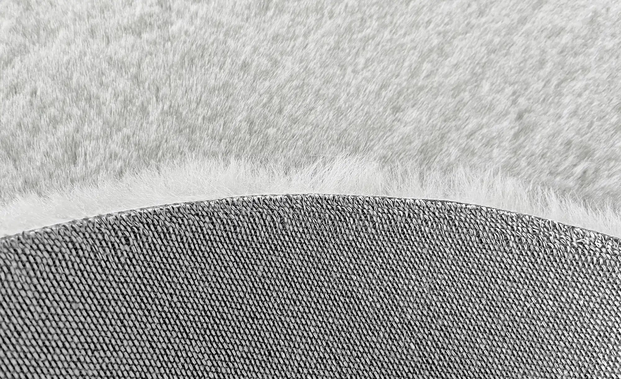 Thumbnail - como Kunstfell Bunny Premium ¦ grau ¦ Synthetische Fasern Ø: 160 Teppiche > Einfarbige Teppiche - Höffner