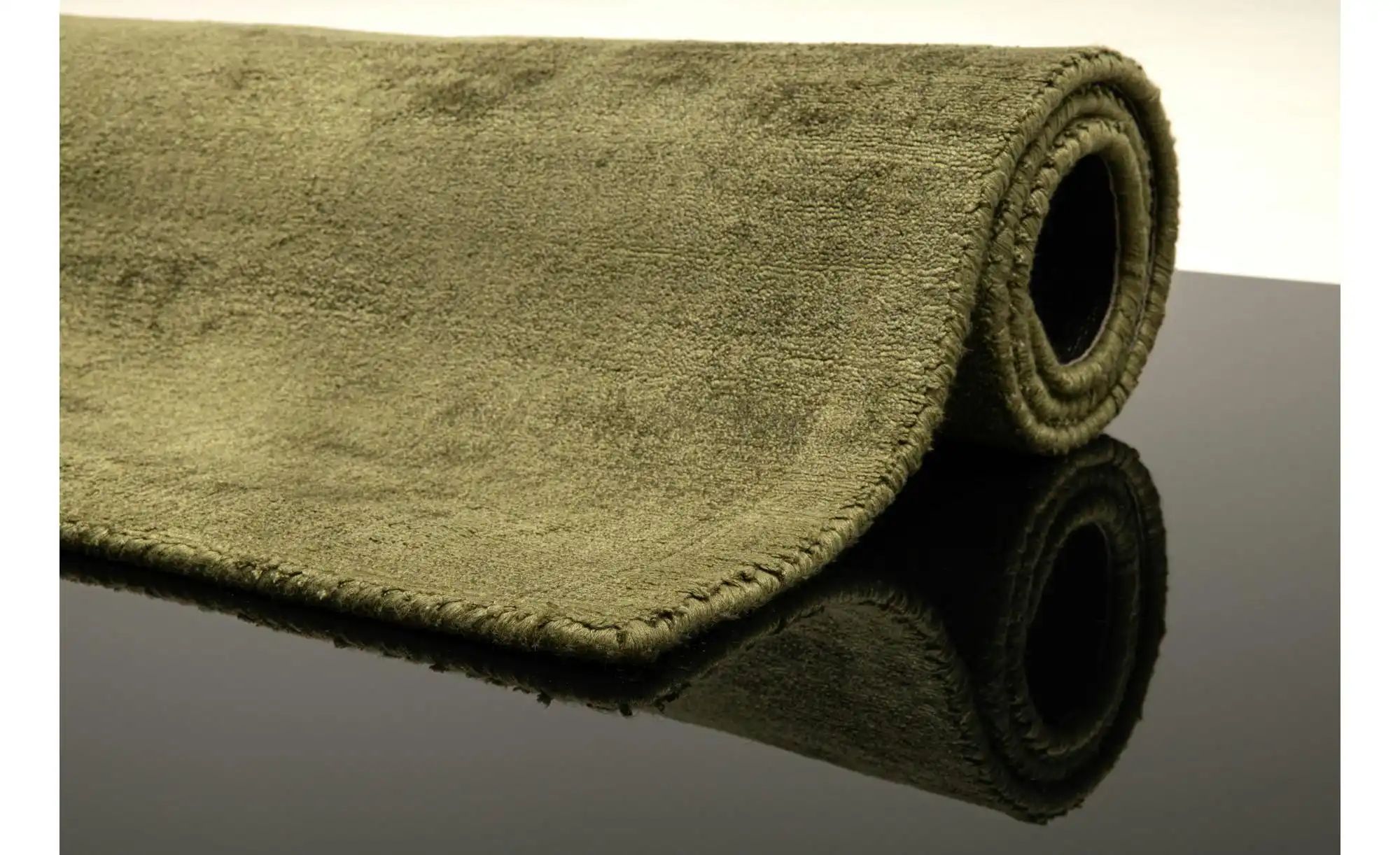 Tom Tailor Teppich   ¦ grün ¦ Viskose ¦ Maße (cm): B: 65 H: 1 Teppiche > Ku günstig online kaufen