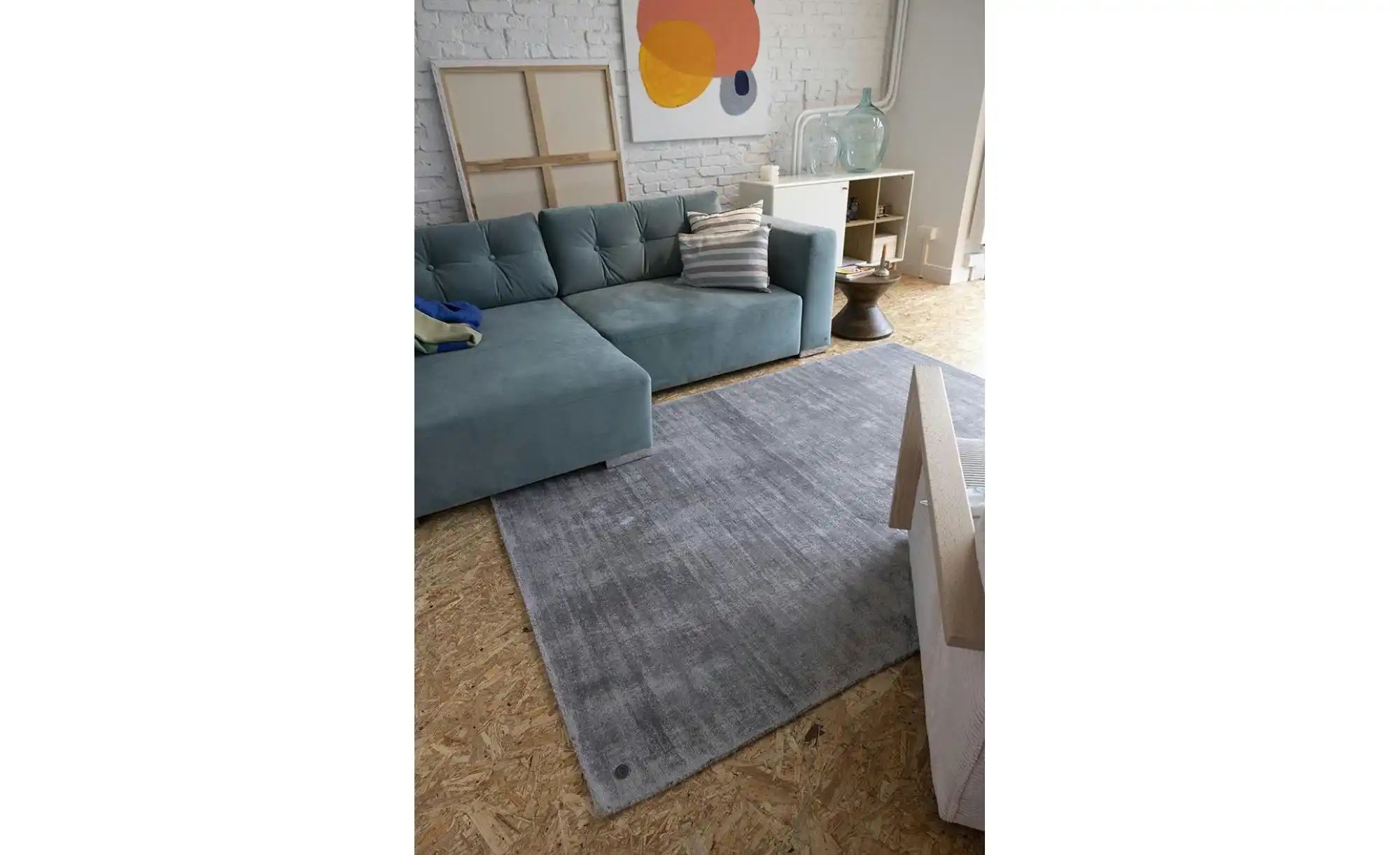Tom Tailor Teppich   ¦ grau ¦ Viskose ¦ Maße (cm): B: 140 H: 1 Teppiche > K günstig online kaufen