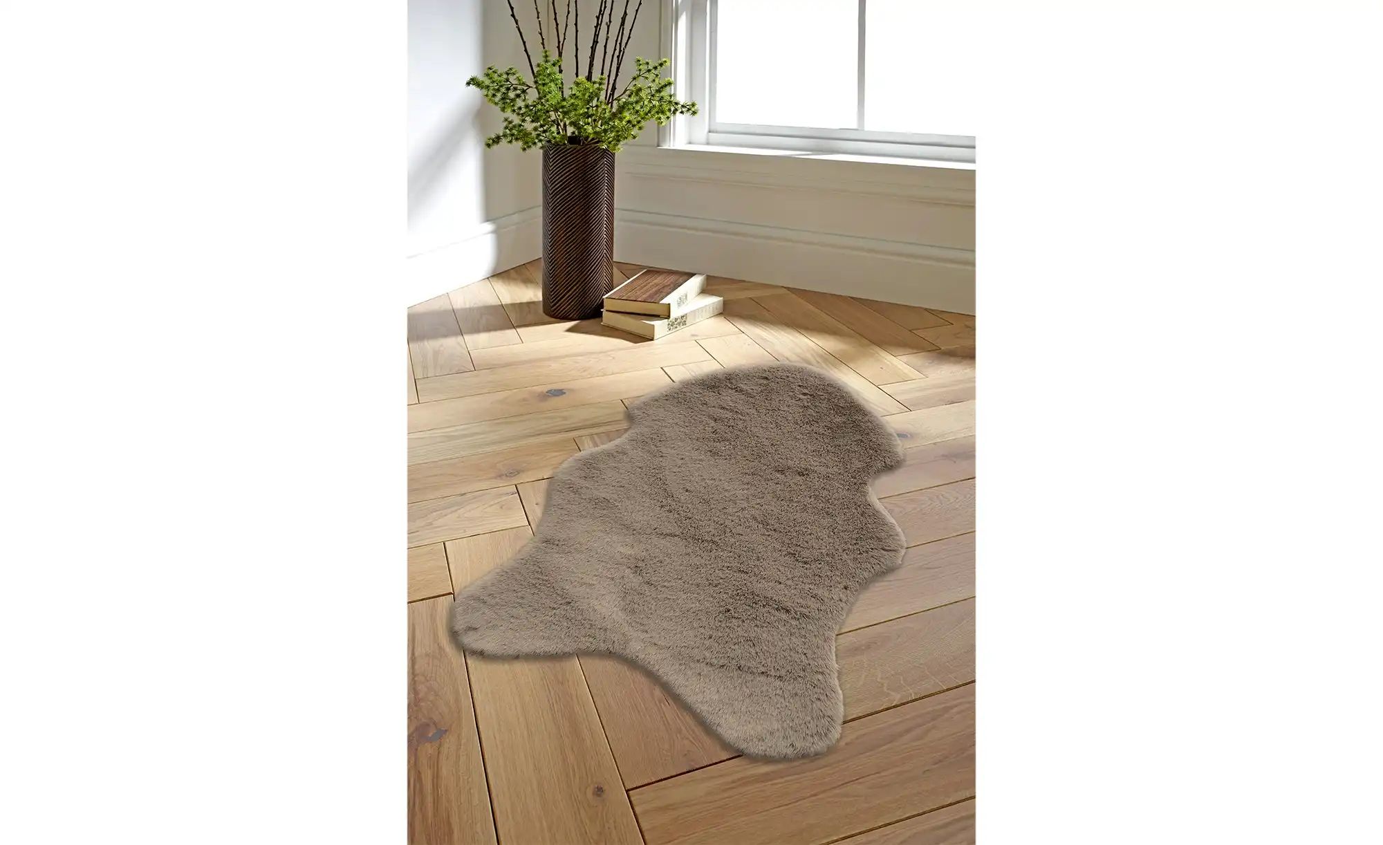 levelone Kunstfell Tierfellform Little Bunny ¦ braun ¦ Synthetische Fasern günstig online kaufen