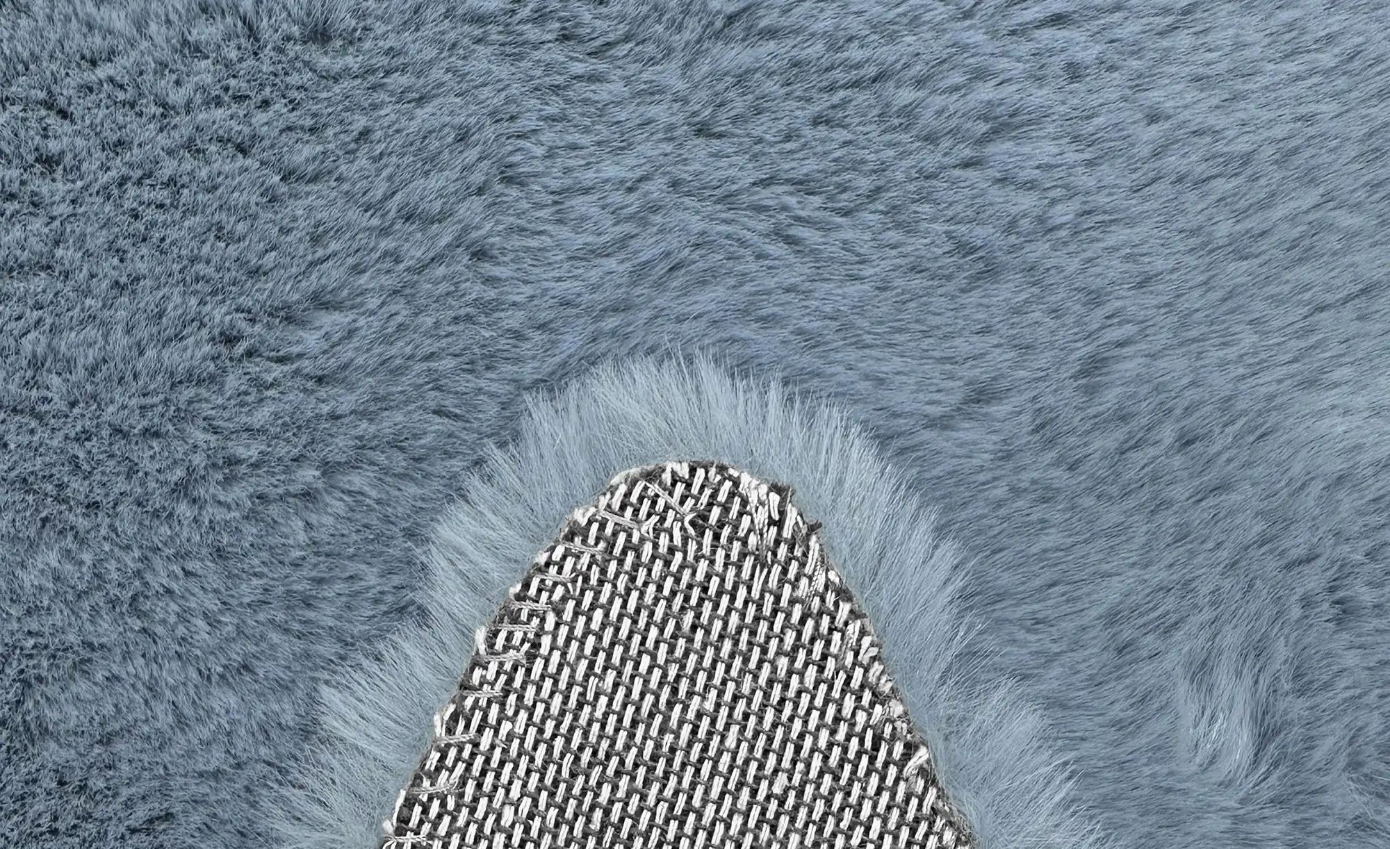 Thumbnail - KJUT Kunstfell  Bunny ¦ blau ¦ Synthetische Fasern ¦ Maße (cm): B: 60 Teppiche > Hochflorteppiche - Höffner