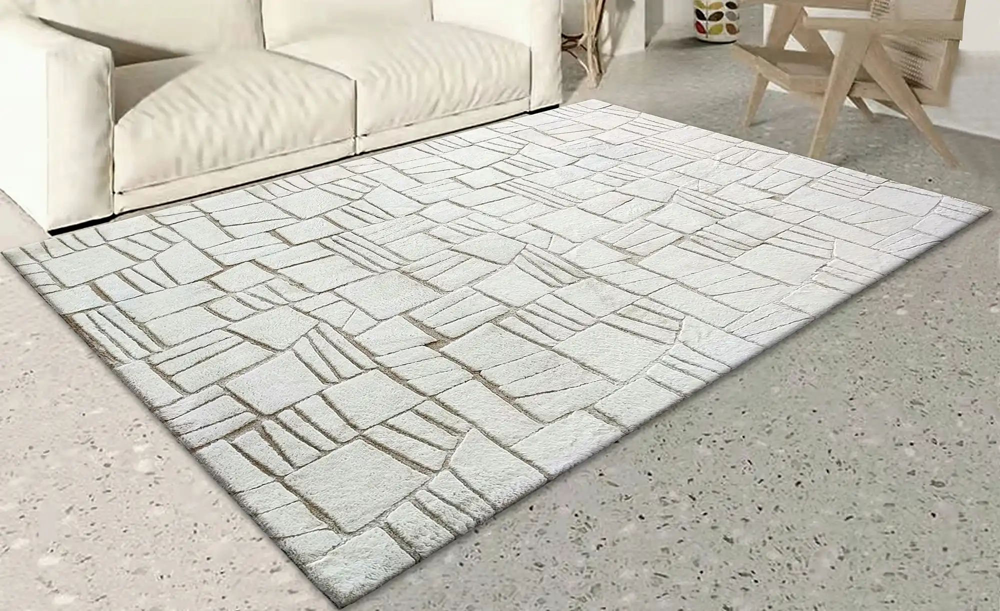 Thumbnail - como Hochflorteppich  Stone Soft ¦ beige ¦ Synthetische Fasern ¦ Maße (cm): B: 160 H: 1,2 Teppiche > Einfarbige Teppiche...