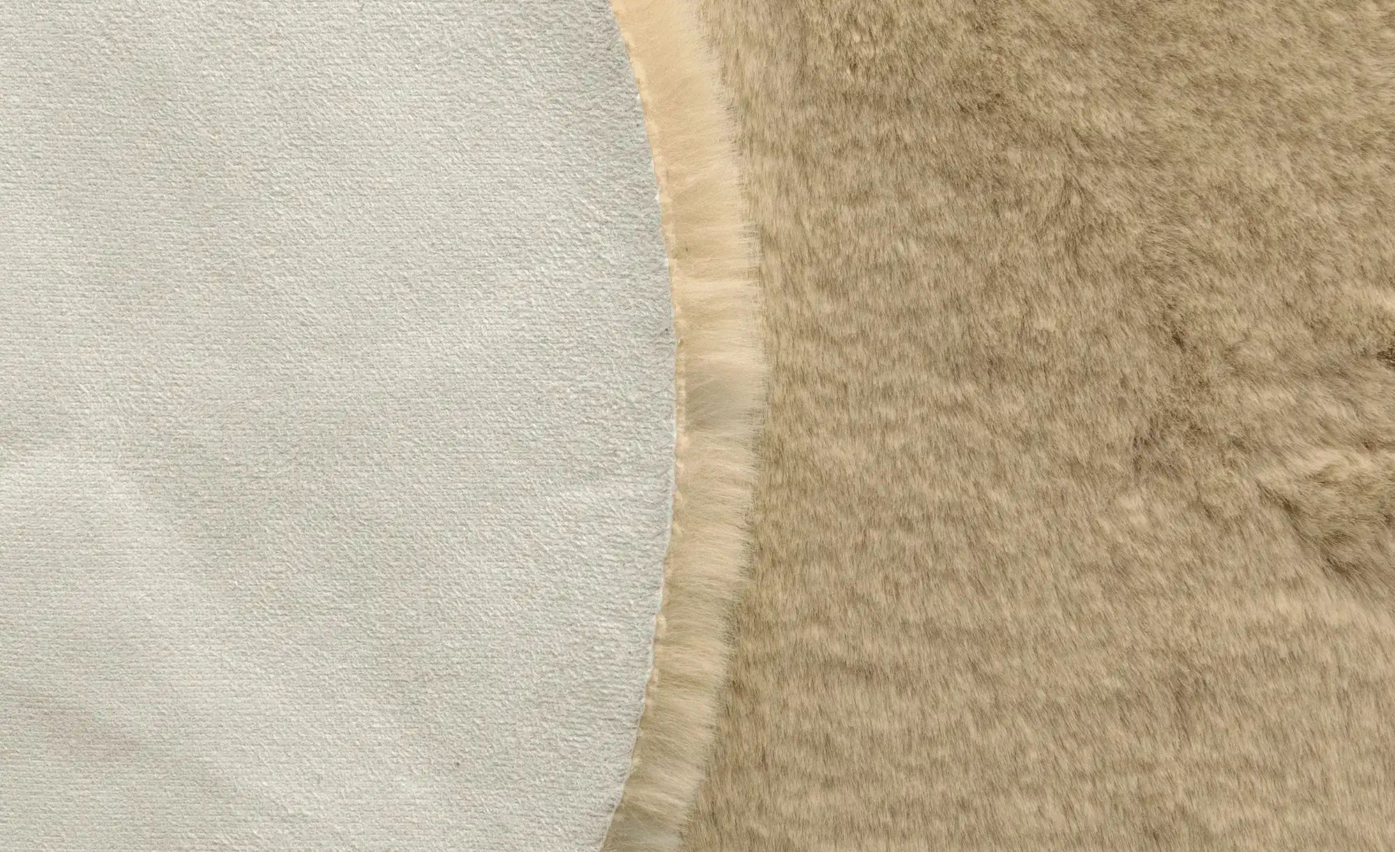 Thumbnail - como Kunstfell mit weichem Rücken Doppelfell Bunny-Soft ¦ beige ¦ Synthetische Fasern ¦ Maße (cm): B: 55 Teppiche > Fell...