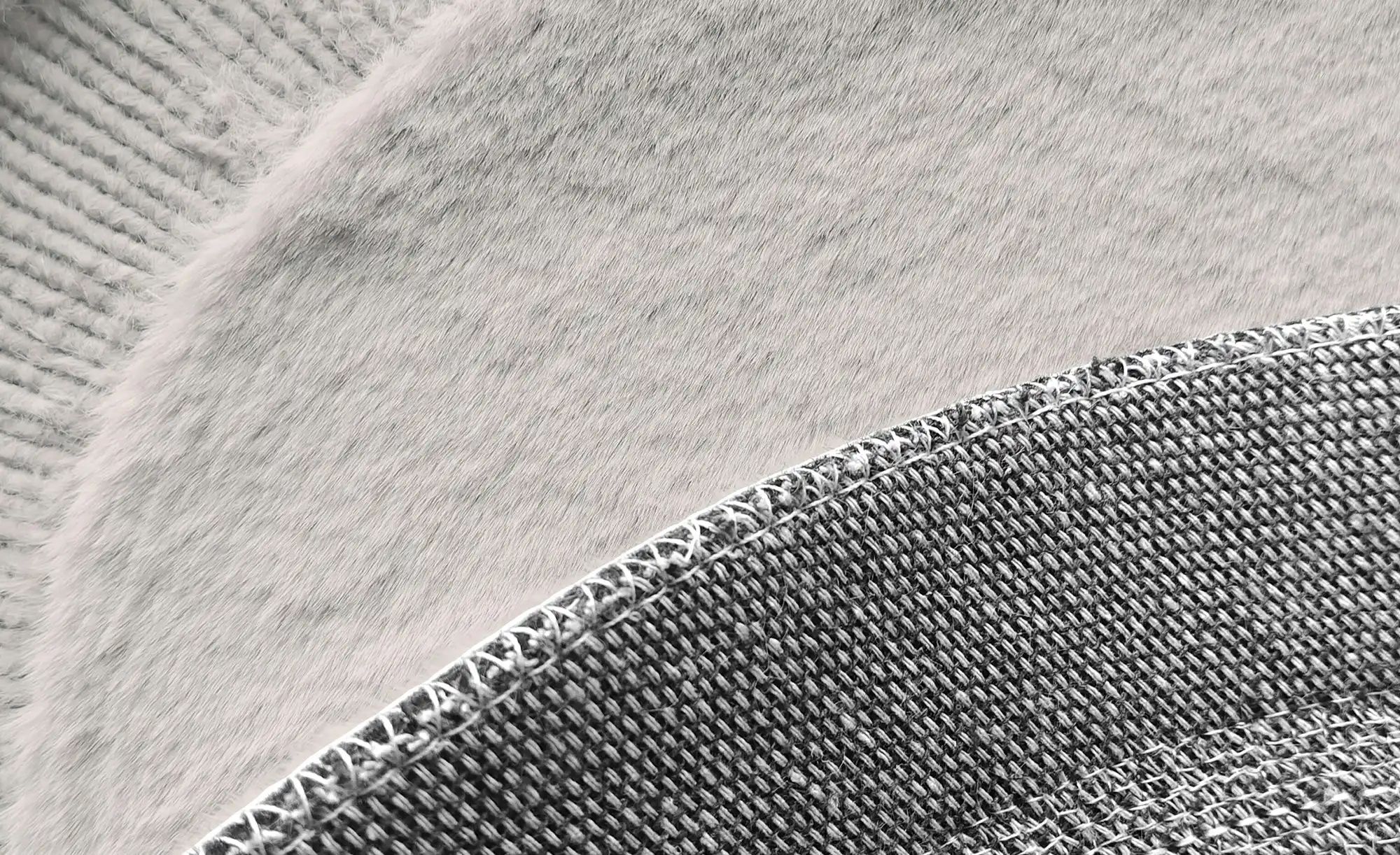 Thumbnail - levelone Webteppich  Bunny Circles ¦ grau ¦ Synthetische Fasern Ø: 70 Teppiche > Einfarbige Teppiche - Höffner