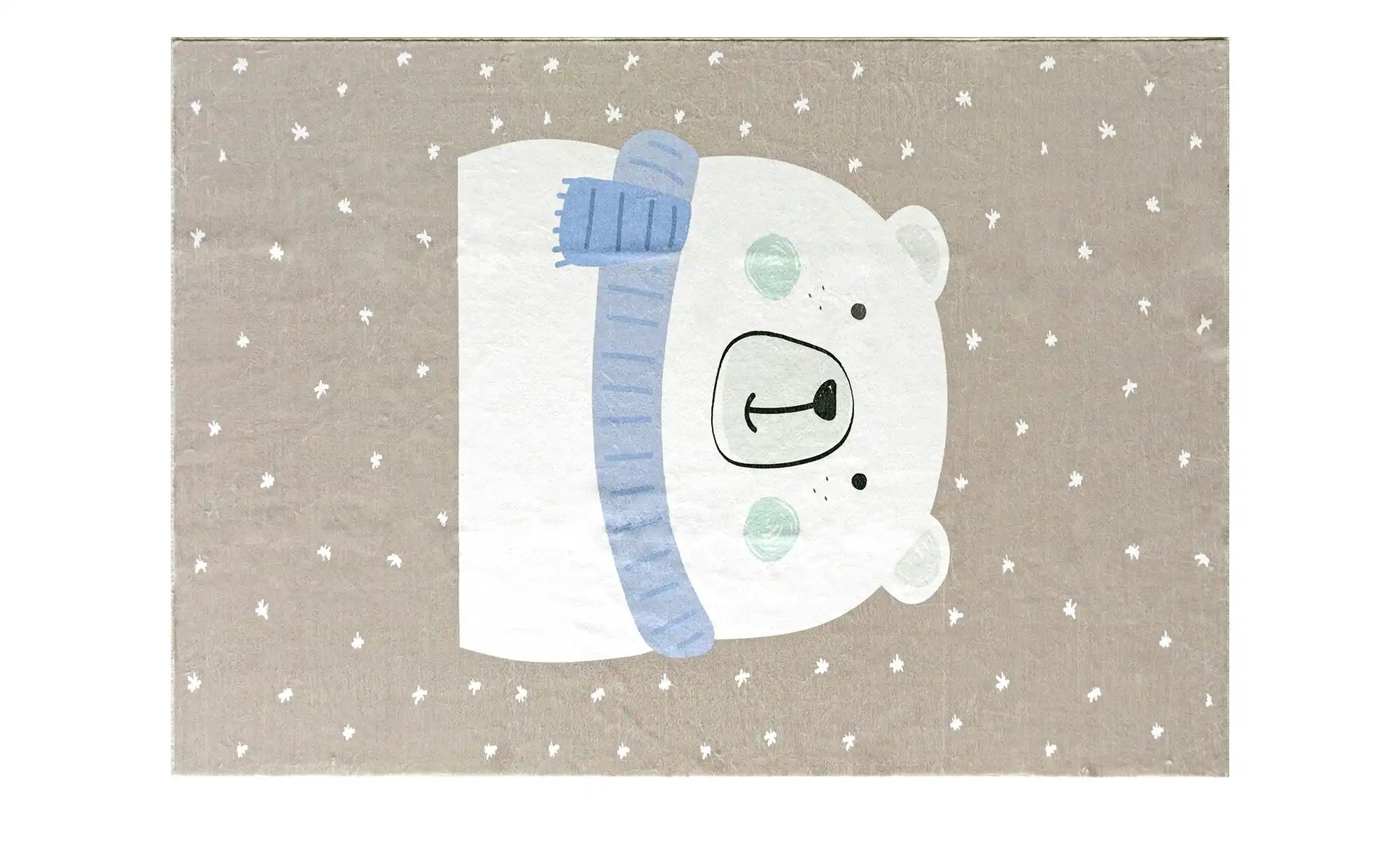 KJUT Kinderteppich  Kiddy ¦ braun ¦ Synthetische Fasern ¦ Maße (cm): B: 140 günstig online kaufen