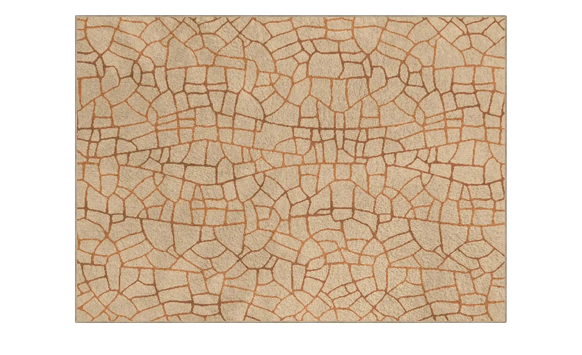 Webteppich  Stilo ¦ beige ¦ Synthetische Fasern ¦ Maße (cm): B: 160 Teppich günstig online kaufen