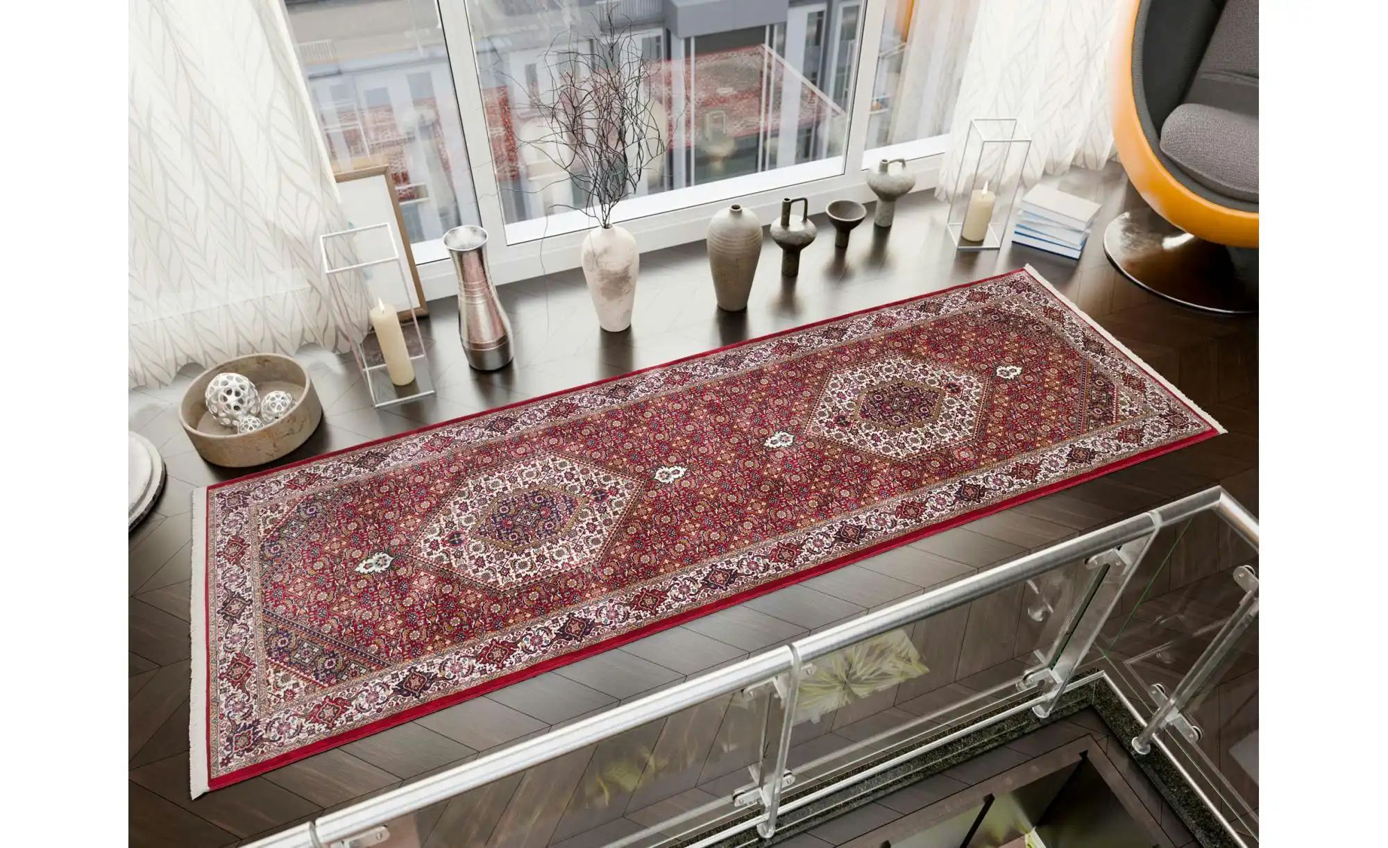 Thumbnail - Teppich Aleyna Bidjar ¦ rot ¦ Synthetische Fasern ¦ Maße (cm): B: 80 H: 0,6 Teppiche > Orientteppiche - Höffner