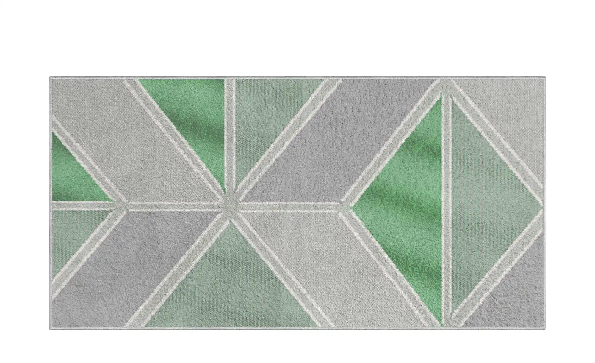 Webteppich  Mikah ¦ grün ¦ Synthetische Fasern ¦ Maße (cm): B: 80 Teppiche günstig online kaufen