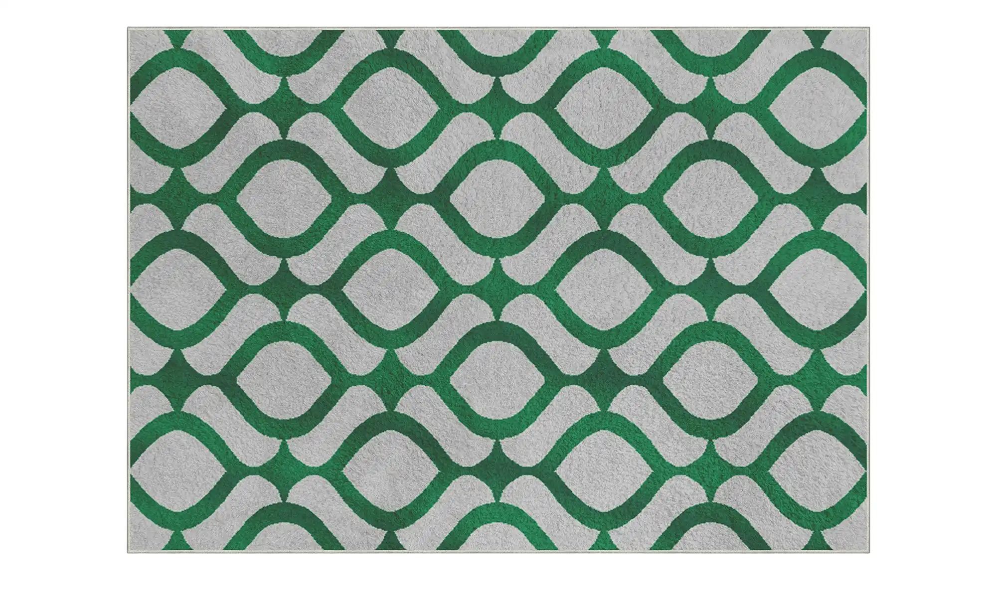 Webteppich  Hannah ¦ grün ¦ Synthetische Fasern ¦ Maße (cm): B: 160 Teppich günstig online kaufen