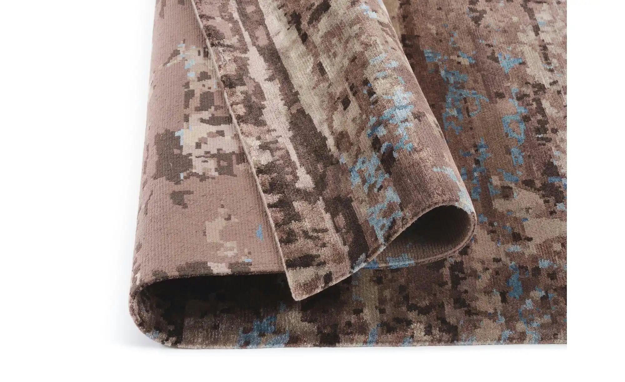 Musterring Teppich   ¦ orange ¦ Viskose ¦ Maße (cm): B: 140 H: 1,2 Teppiche günstig online kaufen