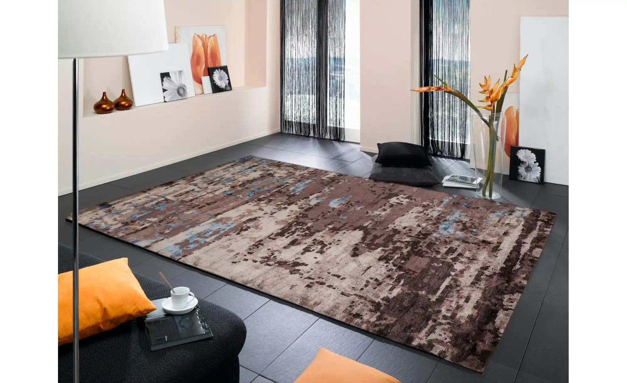 Thumbnail - Musterring Teppich   ¦ beige ¦ Viskose ¦ Maße (cm): B: 140 H: 1,2 Teppiche > Wohnteppiche - Höffner