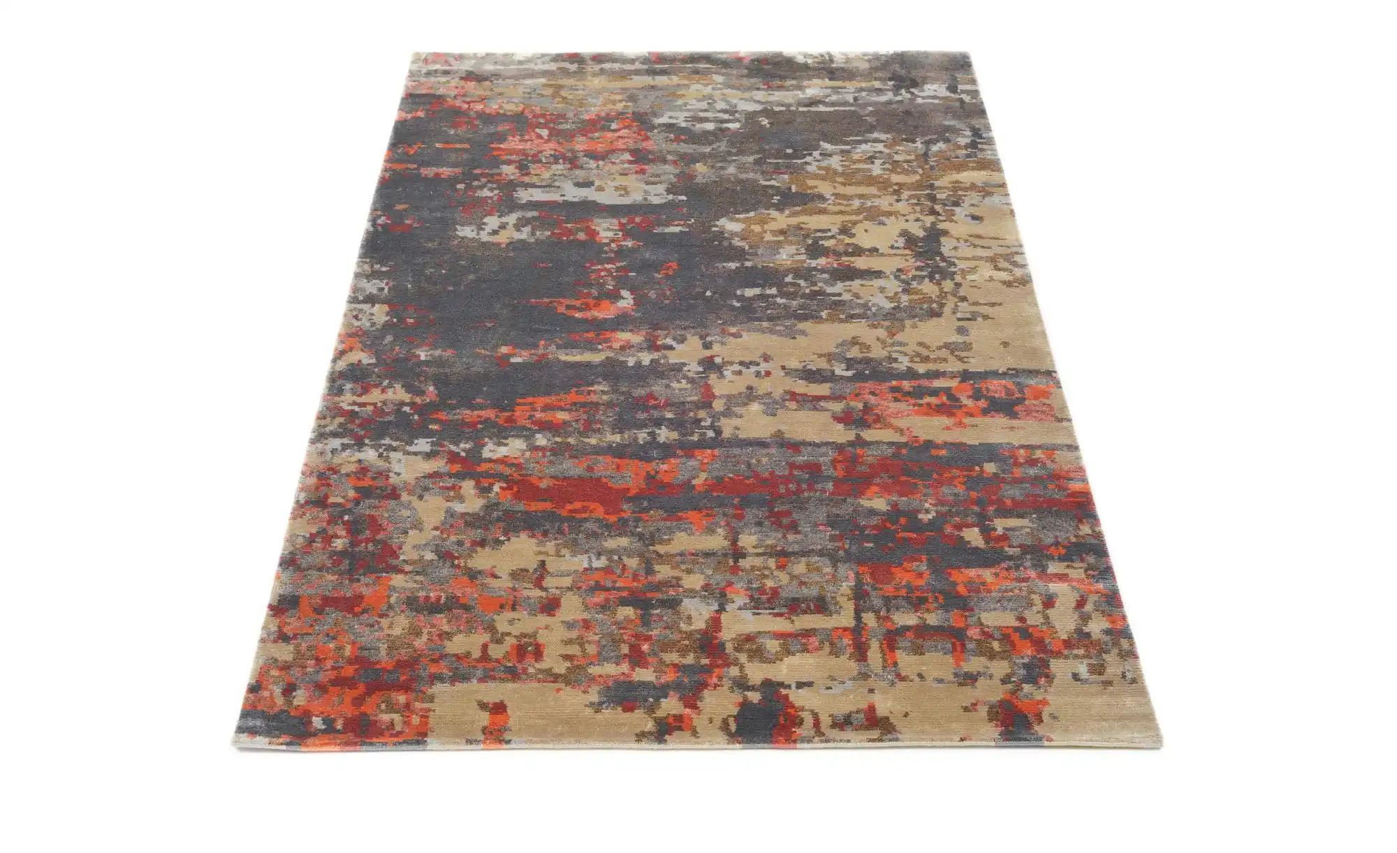 Musterring Teppich   ¦ orange ¦ Viskose ¦ Maße (cm): B: 140 H: 1,2 Teppiche günstig online kaufen