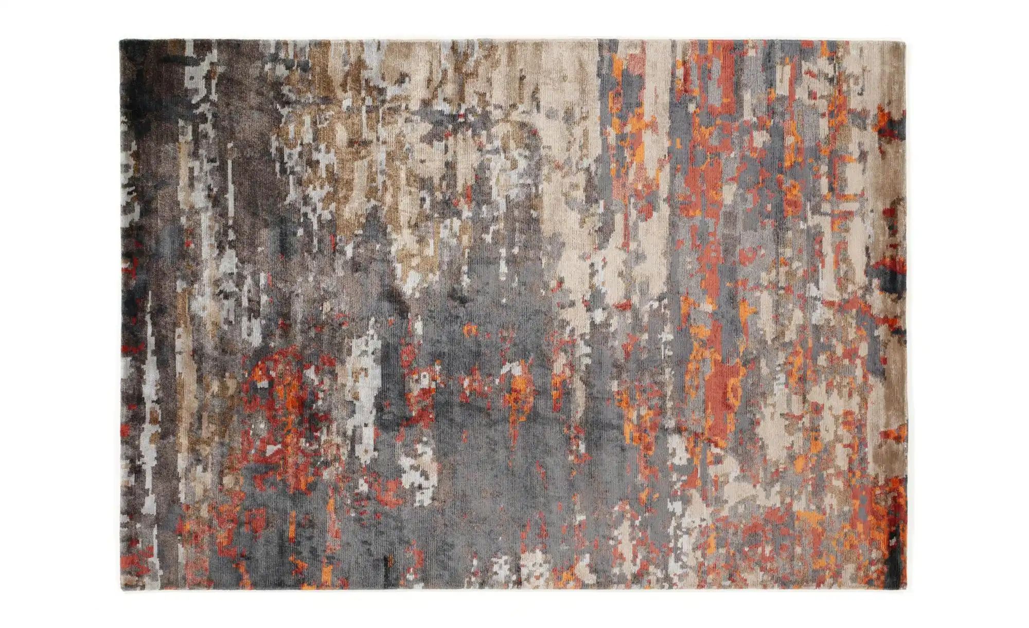 Musterring Teppich   ¦ orange ¦ Viskose ¦ Maße (cm): B: 140 H: 1,2 Teppiche günstig online kaufen