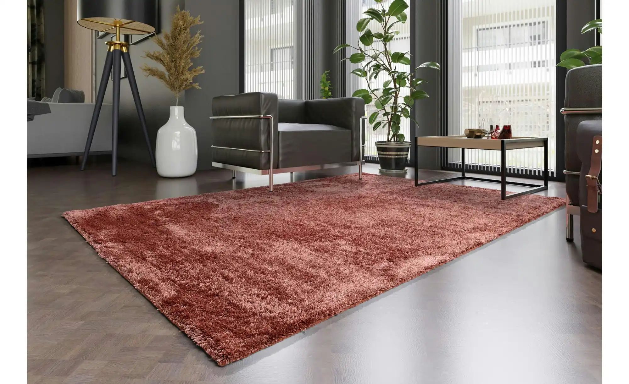 Musterring Teppich   ¦ rot ¦ Synthetische Fasern ¦ Maße (cm): B: 140 H: 3,5 günstig online kaufen