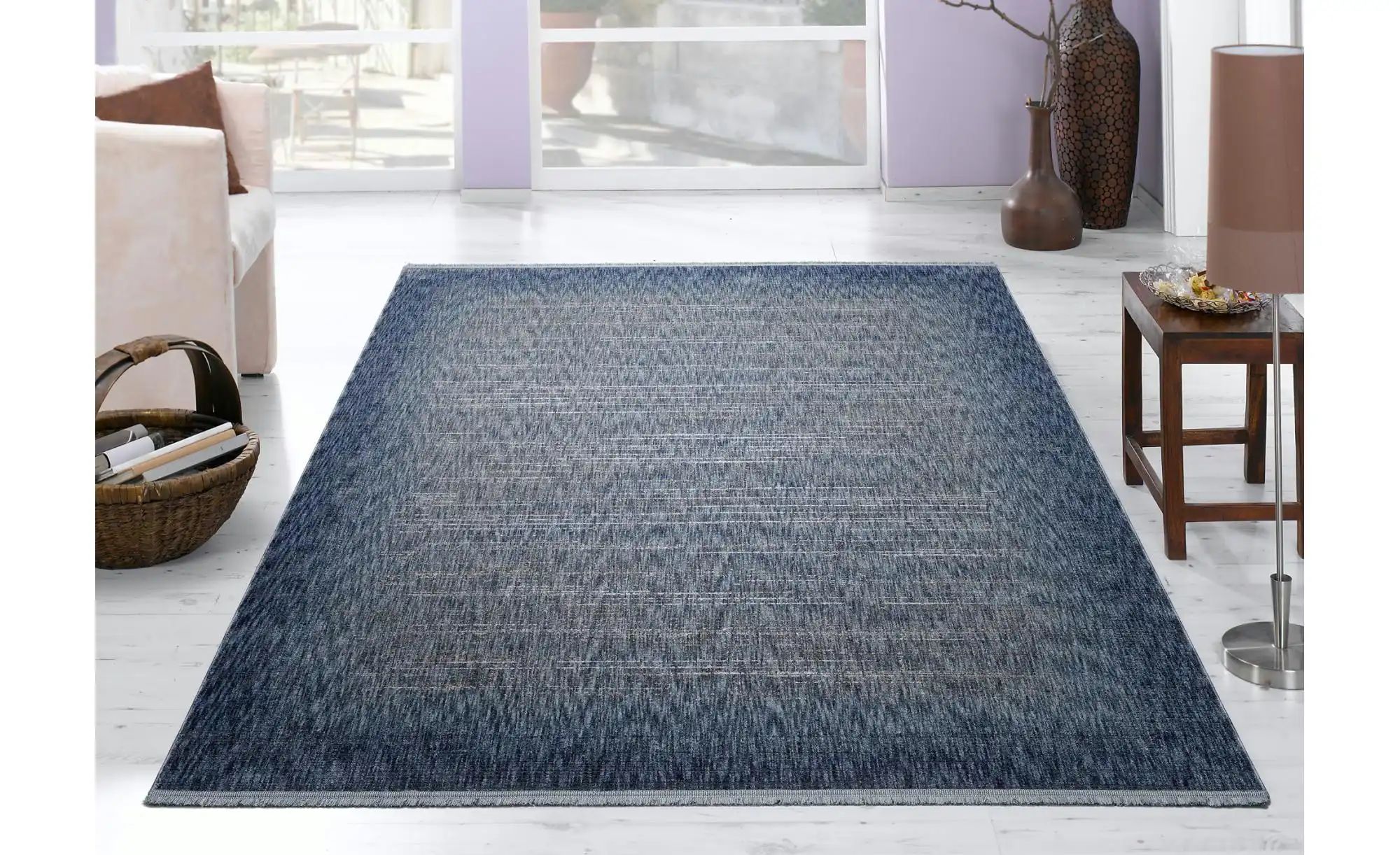 Thumbnail - Musterring Teppich ¦ blau ¦ Synthetische Fasern ¦ Maße (cm): B: 65 H: 0,5 Teppiche > Wohnteppiche - Höffner