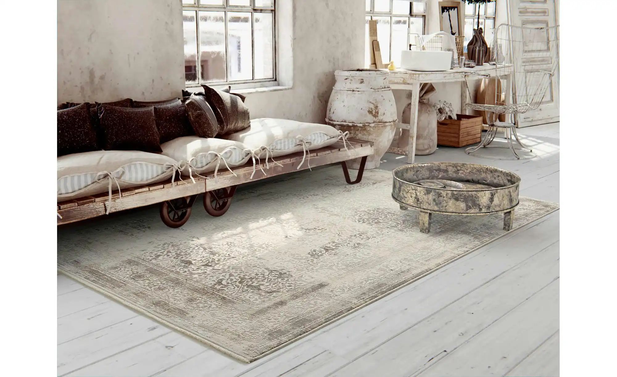 Thumbnail - Musterring Teppich   ¦ beige ¦ Viskose,Synthetische Fasern ¦ Maße (cm): B: 80 H: 0,8 Teppiche > Wohnteppiche - Höffner