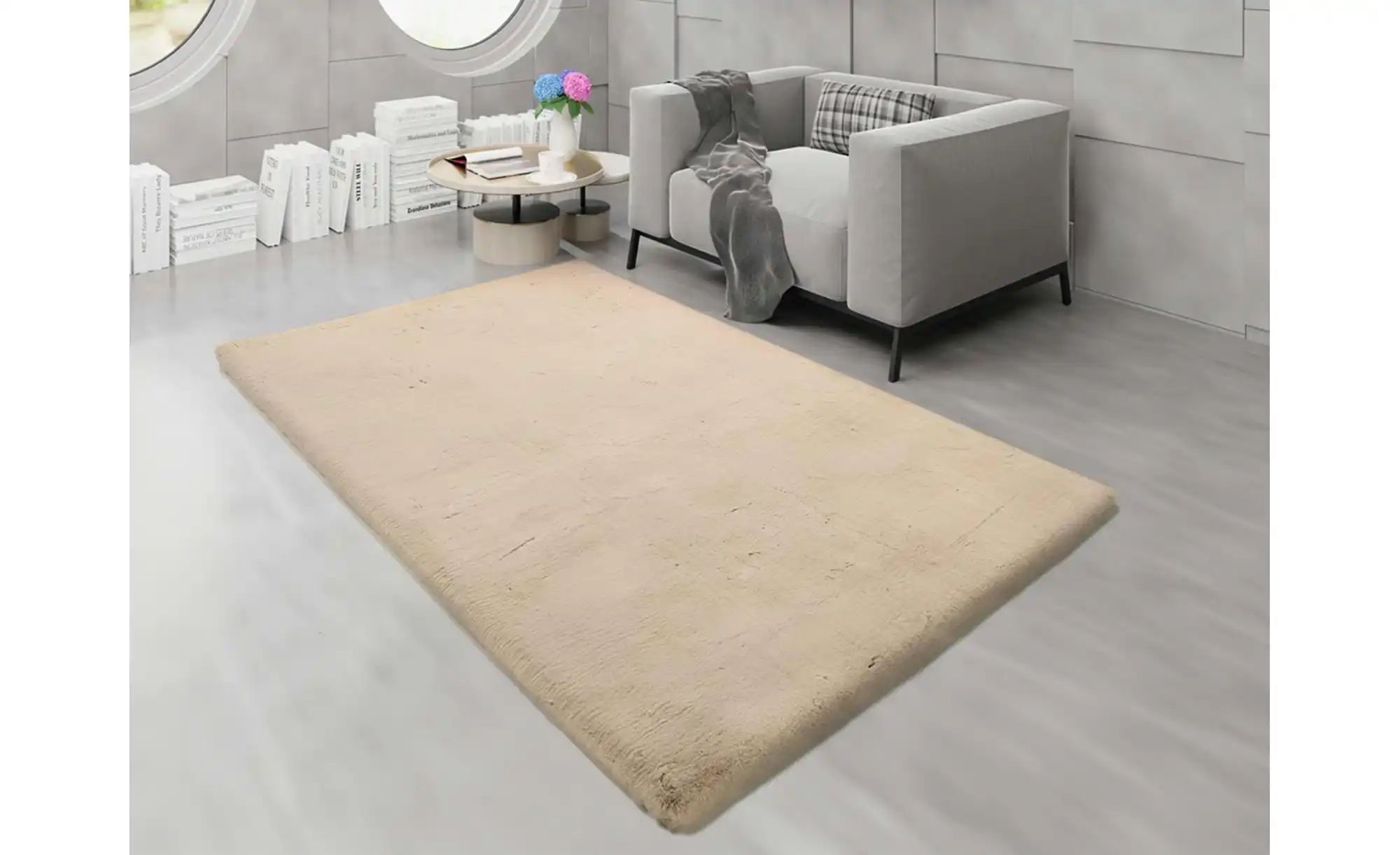 Musterring Teppich ¦ beige ¦ Synthetische Fasern ¦ Maße (cm): B: 120 H: 3,8 günstig online kaufen