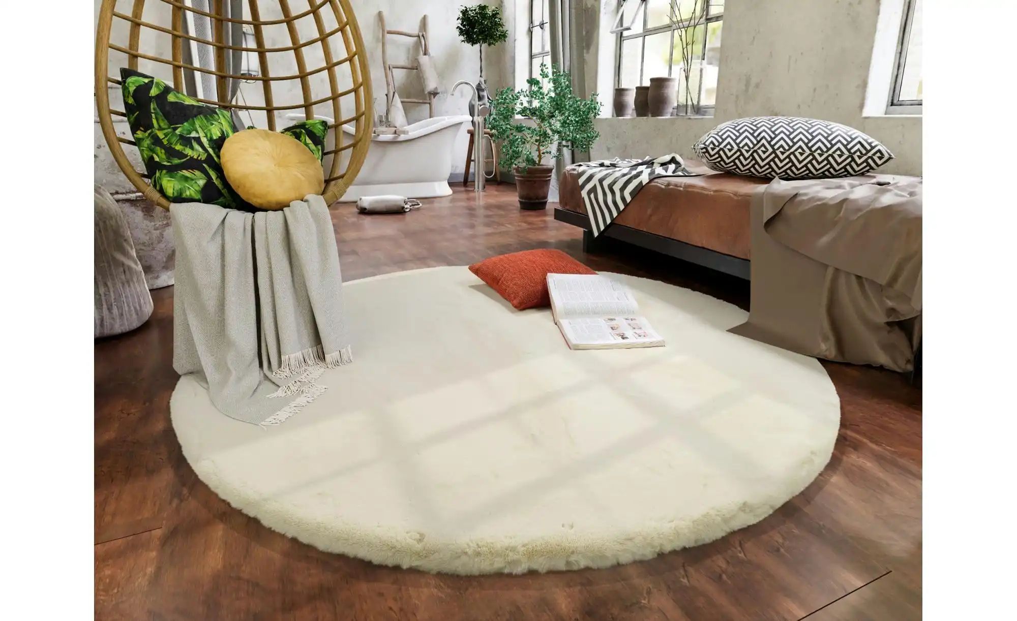 Thumbnail - Musterring Teppich ¦ beige ¦ Synthetische Fasern ¦ Maße (cm): B: 160 H: 3,8 Ø: 160 Teppiche > Wohnteppiche - Höffner