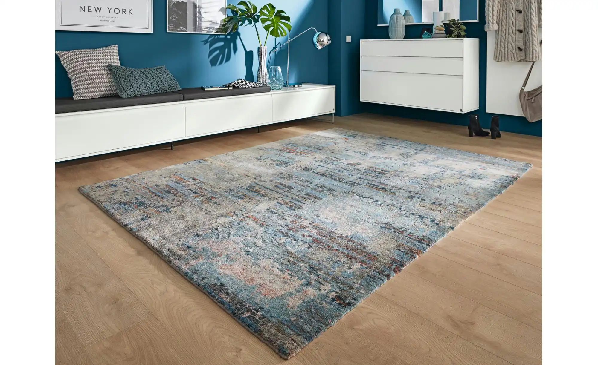 Thumbnail - Musterring Teppich   ¦ mehrfarbig ¦ Wolle,Viskose ¦ Maße (cm): B: 200 H: 0,4 Teppiche > Wohnteppiche - Höffner