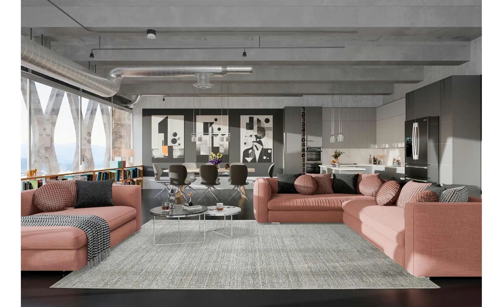 Thumbnail - Musterring Teppich   ¦ beige ¦ Synthetische Fasern ¦ Maße (cm): B: 246 H: 0,5 Teppiche > Kurzflorteppiche - Höffner