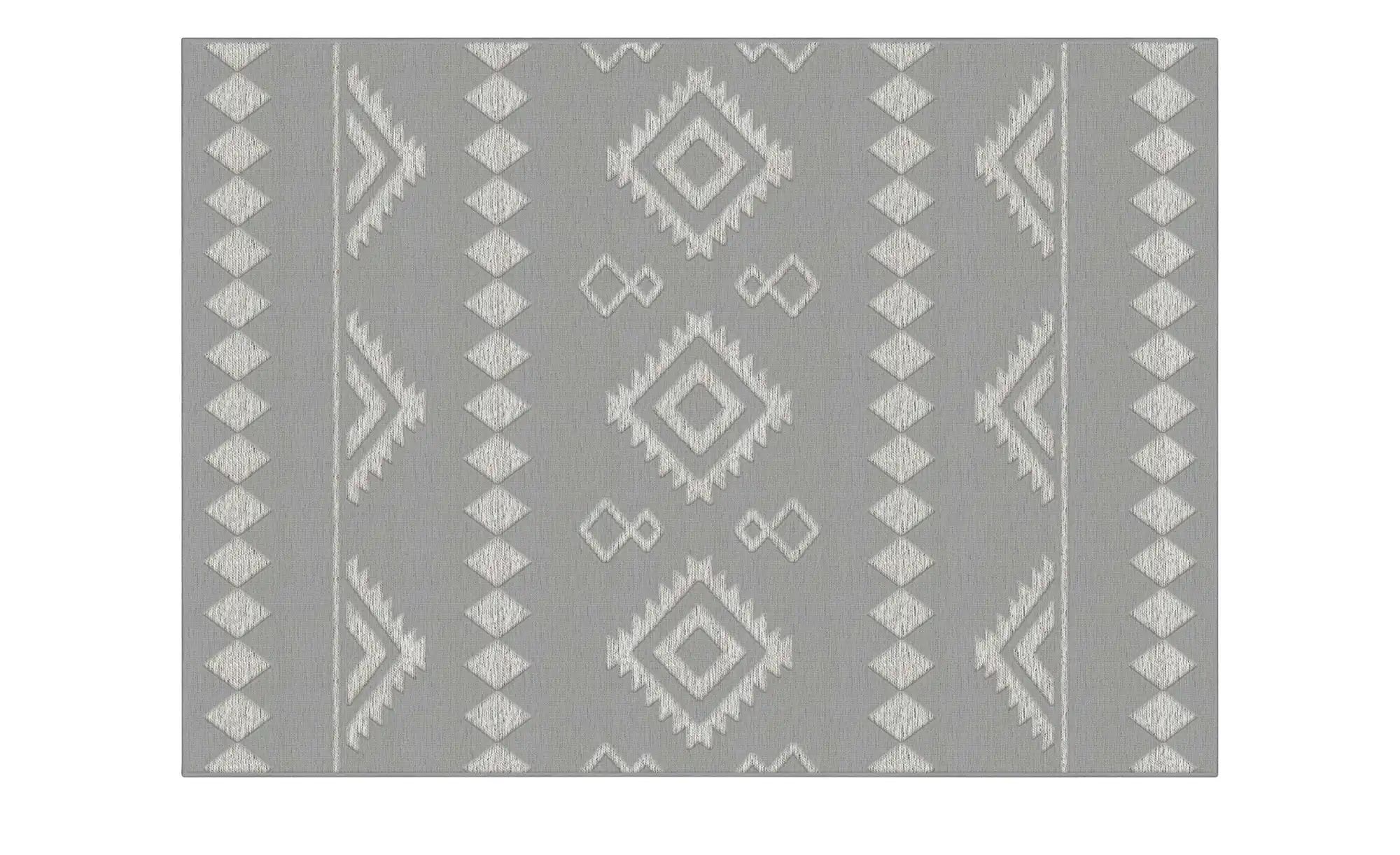 Webteppich  SOHO Rug in a Box ¦ grau ¦ Synthetische Fasern ¦ Maße (cm): B: günstig online kaufen