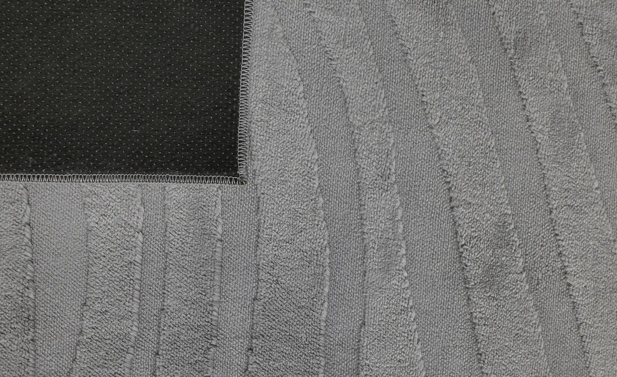 como Webteppich  Wave ¦ grau ¦ Synthetische Fasern ¦ Maße (cm): B: 80 Teppi günstig online kaufen