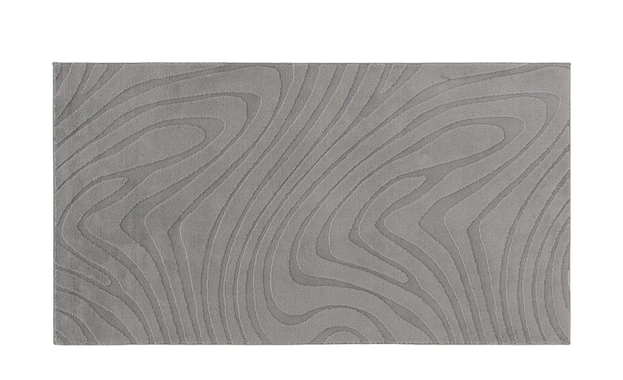como Webteppich  Wave ¦ grau ¦ Synthetische Fasern ¦ Maße (cm): B: 80 Teppi günstig online kaufen
