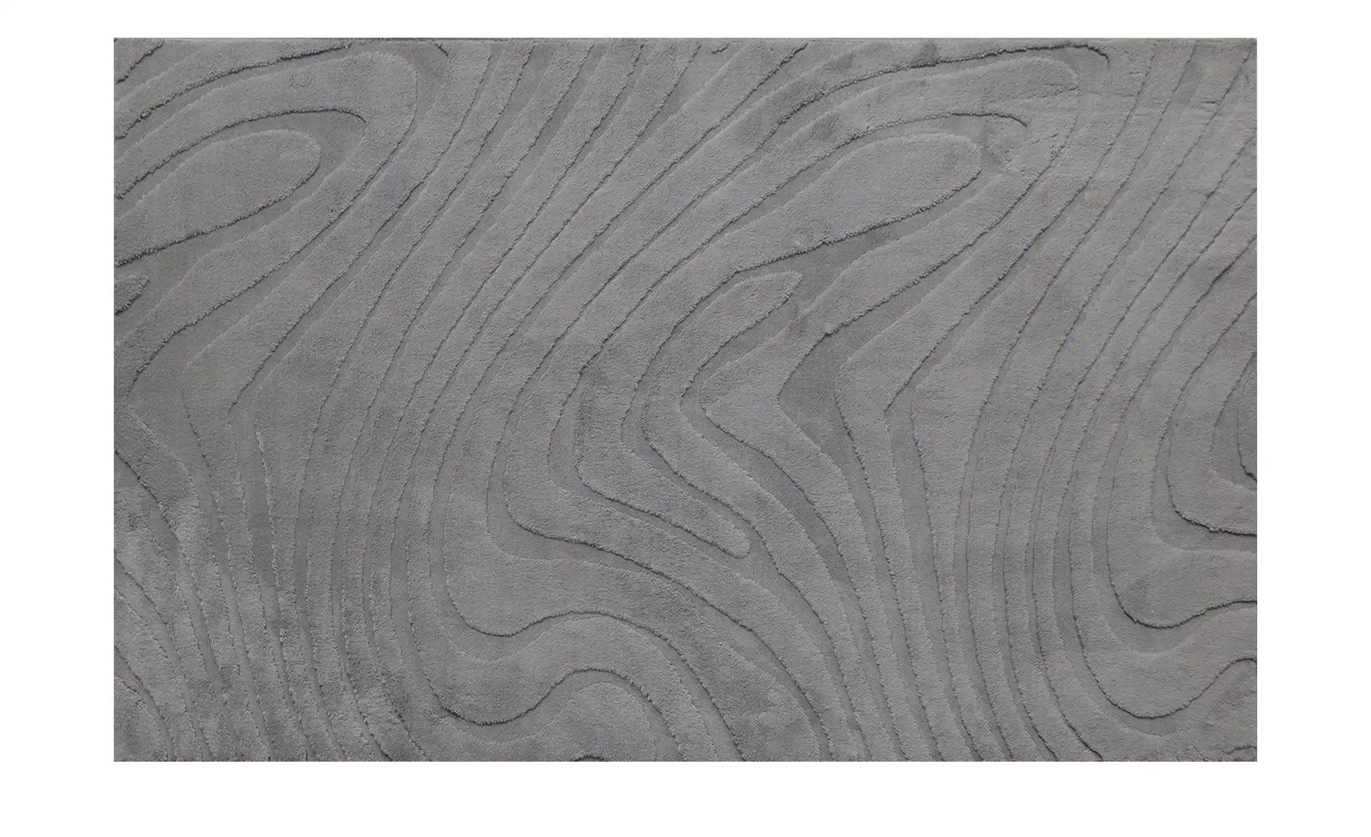 como Webteppich  Wave ¦ grau ¦ Synthetische Fasern ¦ Maße (cm): B: 80 Teppi günstig online kaufen