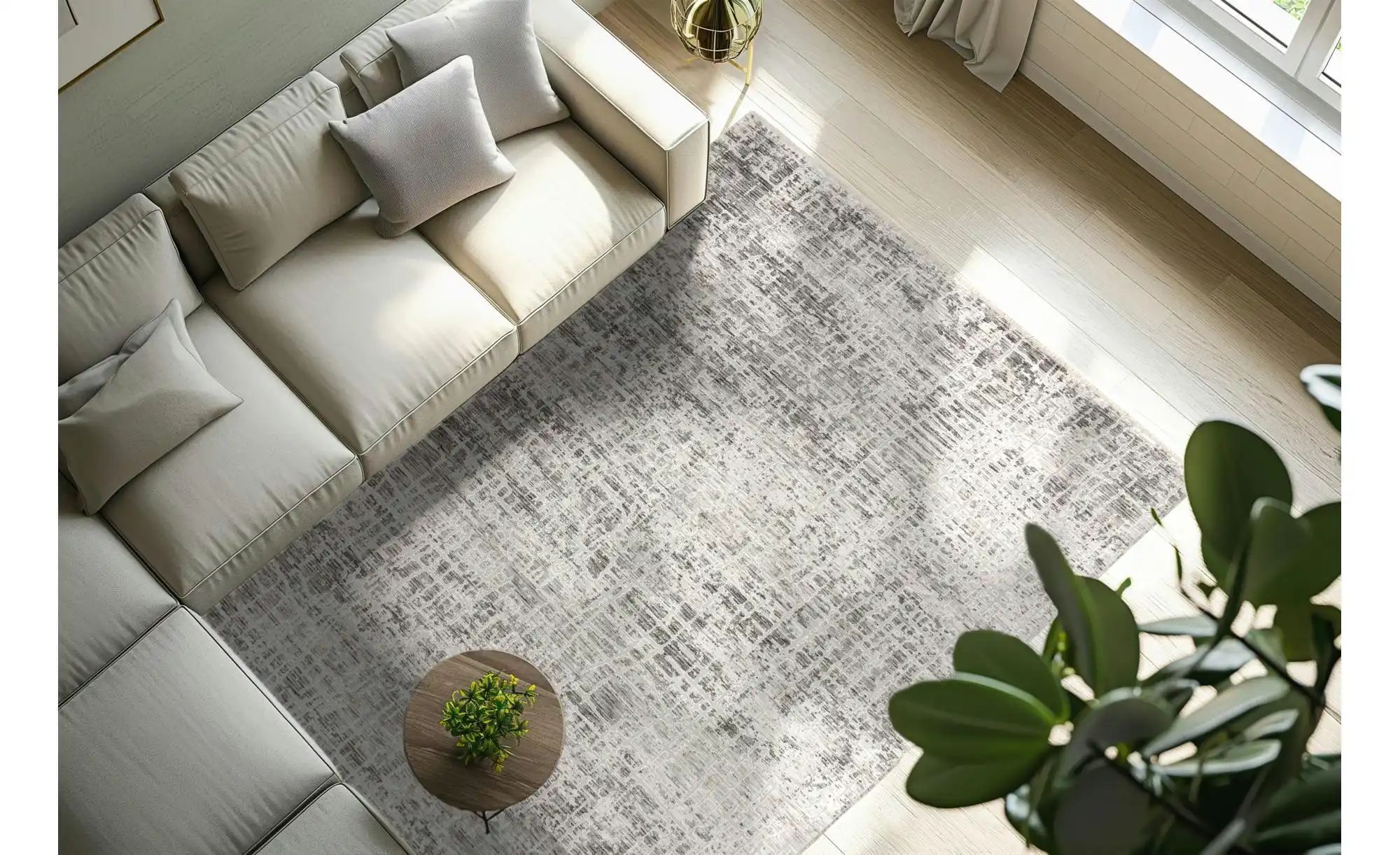 Thumbnail - Teppich ¦ mehrfarbig ¦ Synthetische Fasern ¦ Maße (cm): B: 120 H: 1,3 Teppiche > Wohnteppiche - Höffner