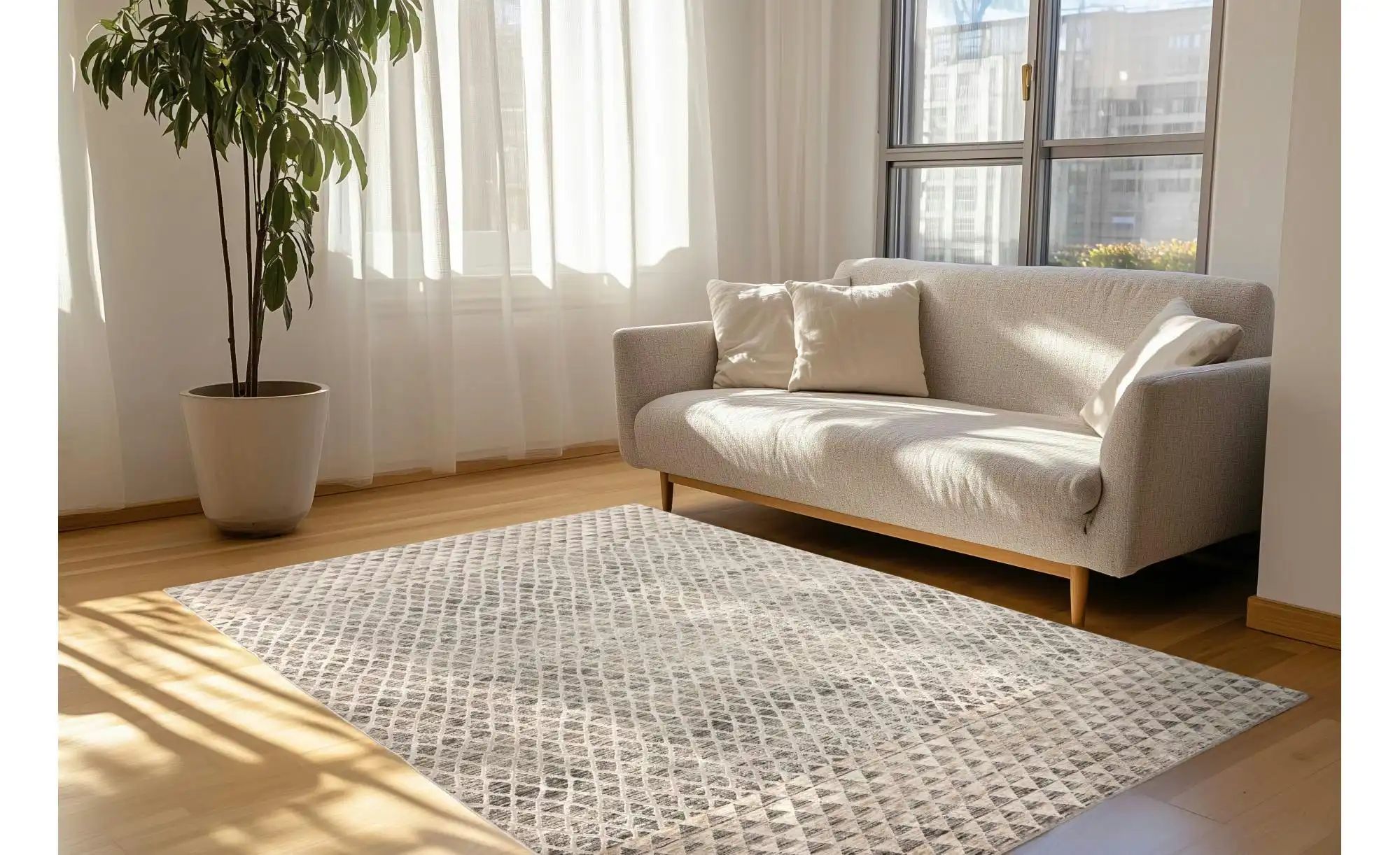 Thumbnail - Teppich ¦ mehrfarbig ¦ Synthetische Fasern ¦ Maße (cm): B: 240 H: 1,3 Teppiche > Wohnteppiche - Höffner