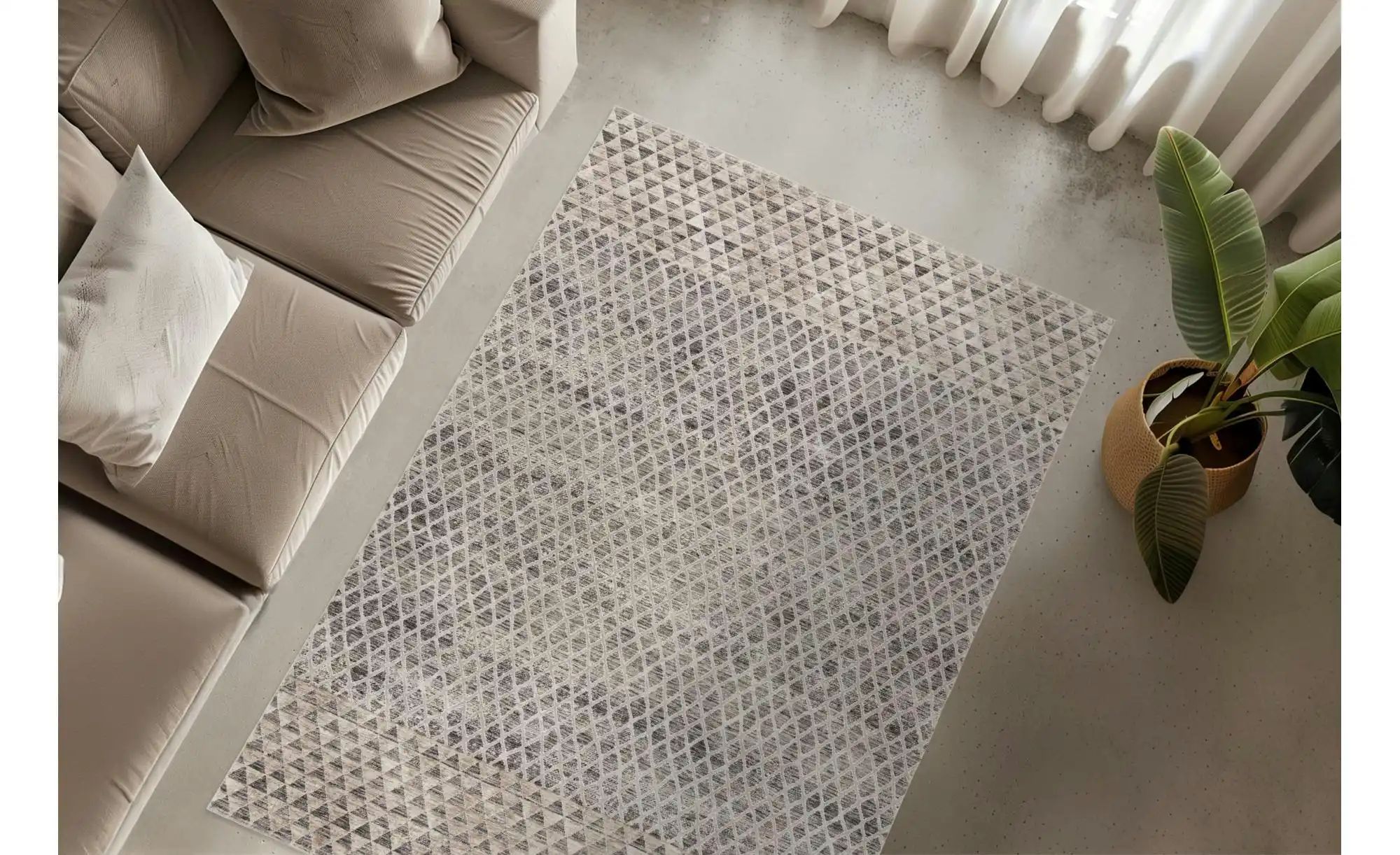 Thumbnail - Teppich ¦ mehrfarbig ¦ Synthetische Fasern ¦ Maße (cm): B: 120 H: 1,3 Teppiche > Wohnteppiche - Höffner