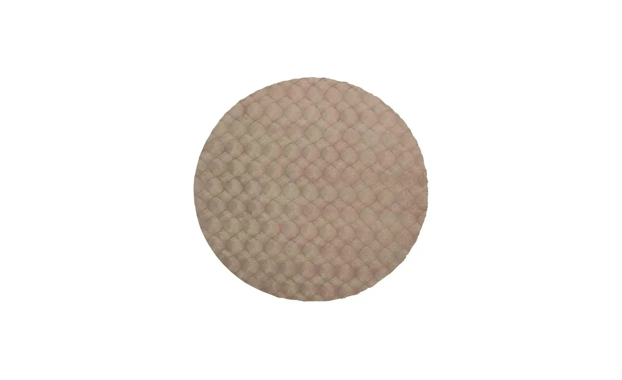 Teppich   ¦ beige ¦ Synthetische Fasern ¦ Maße (cm): B: 200 H: 3  Ø: 200 Te günstig online kaufen