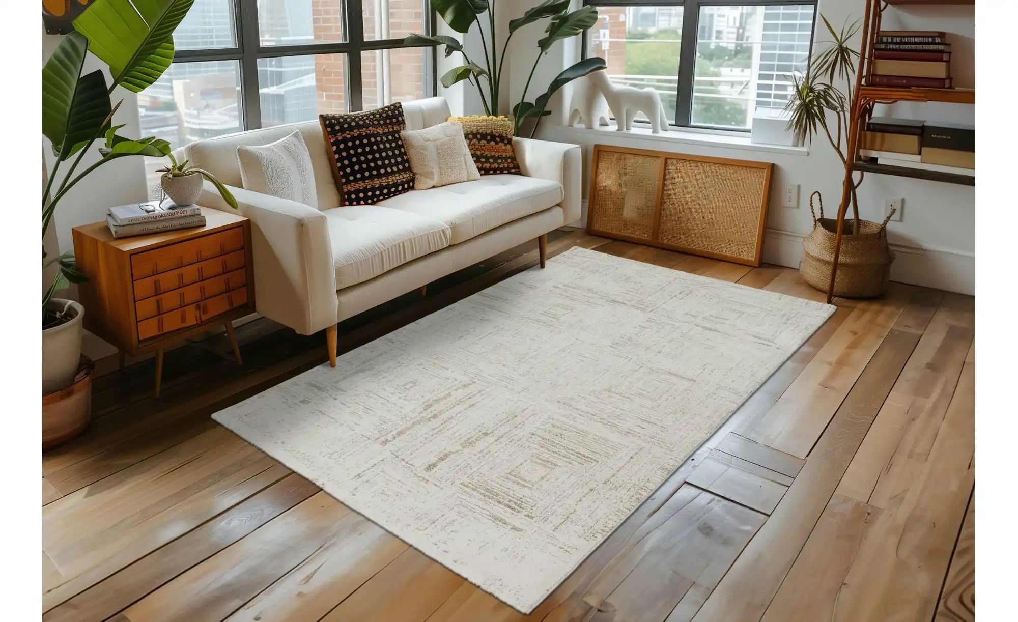 Thumbnail - Teppich   ¦ creme ¦ Synthetische Fasern ¦ Maße (cm): B: 160 Teppiche > Wohnteppiche - Höffner