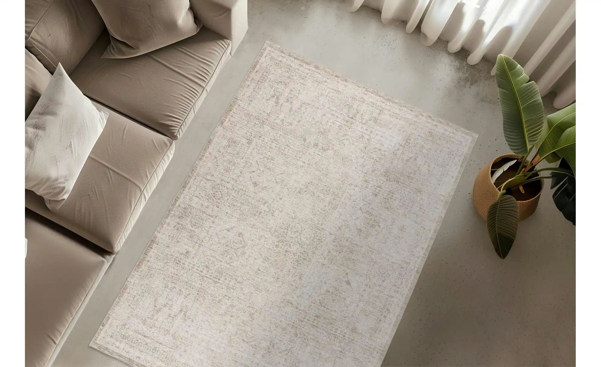 Thumbnail - Teppich   ¦ mehrfarbig ¦ Synthetische Fasern ¦ Maße (cm): B: 80 H: 1,3 Teppiche > Wohnteppiche - Höffner