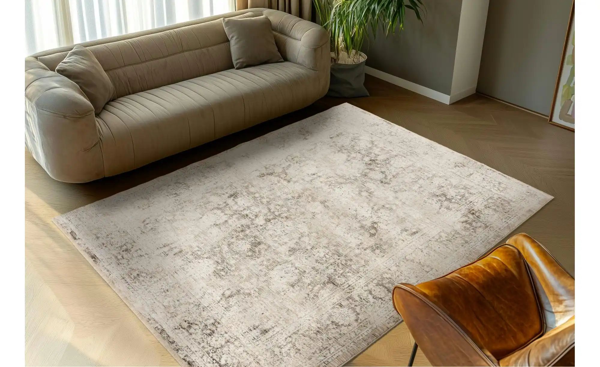 Thumbnail - Teppich   ¦ mehrfarbig ¦ Synthetische Fasern ¦ Maße (cm): B: 140 H: 1,3 Teppiche > Wohnteppiche - Höffner