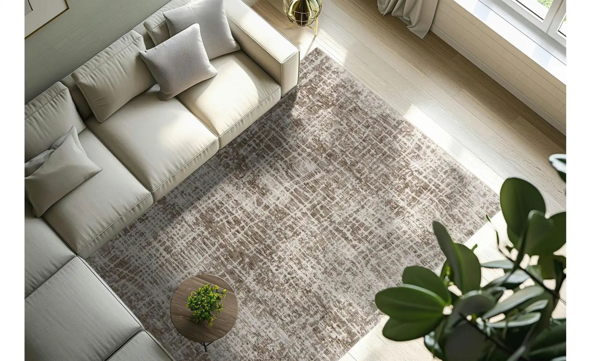 Thumbnail - Teppich   ¦ mehrfarbig ¦ Synthetische Fasern ¦ Maße (cm): B: 80 H: 1,3 Teppiche > Wohnteppiche - Höffner