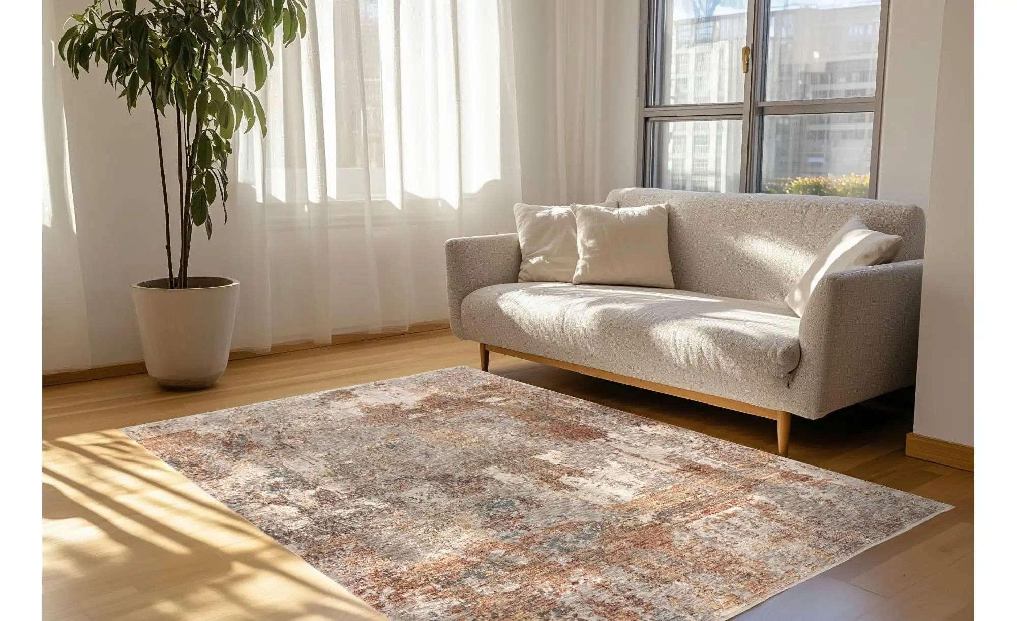 Thumbnail - Teppich ¦ mehrfarbig ¦ Synthetische Fasern ¦ Maße (cm): B: 200 H: 1 Teppiche > Wohnteppiche - Höffner