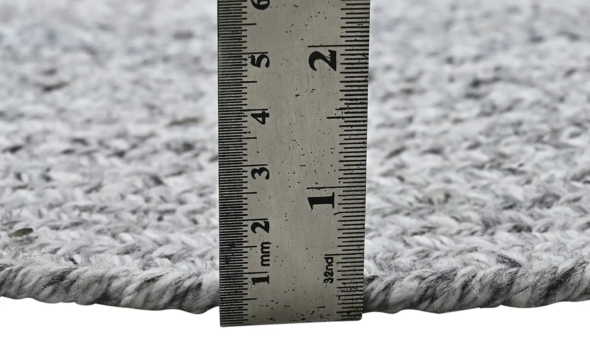 Thumbnail - como Flechtteppich  Avadi ¦ grau ¦ Synthetische Fasern Ø: 120 Teppiche > Wohnteppiche - Höffner