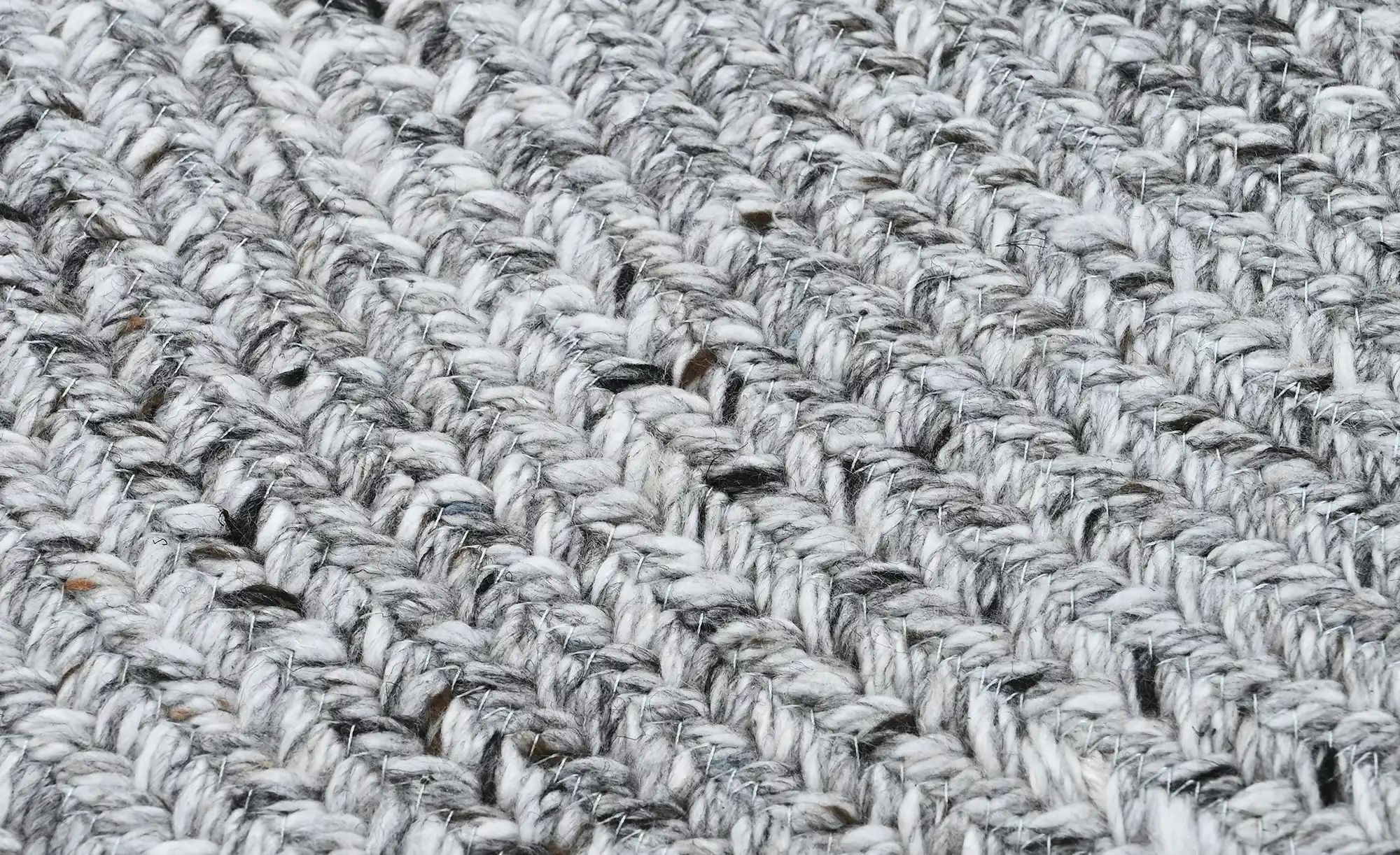 Thumbnail - como Flechtteppich  Avadi ¦ grau ¦ Synthetische Fasern Ø: 120 Teppiche > Wohnteppiche - Höffner