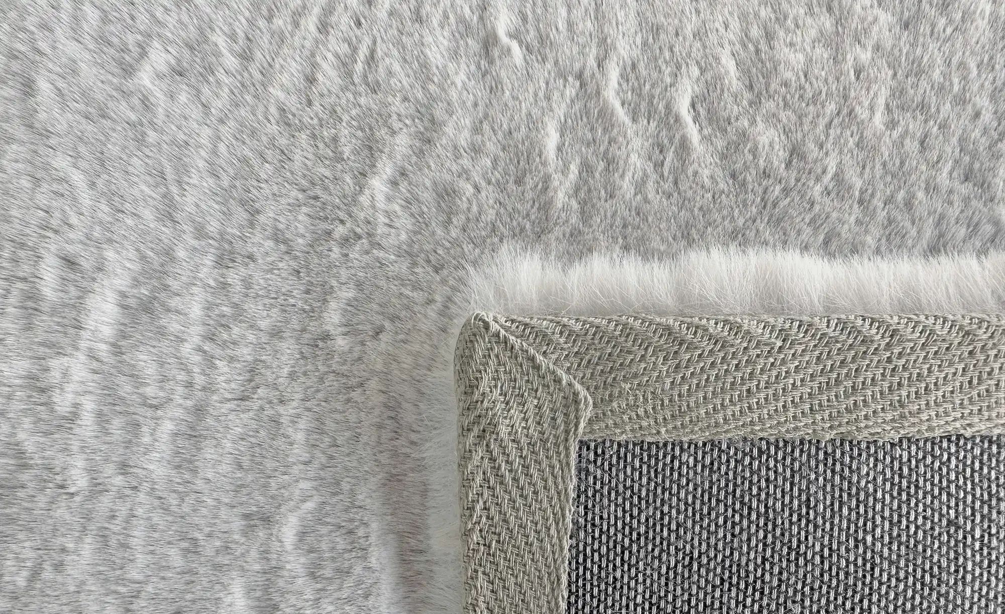 como Hochflorteppich  Bunny ¦ grau ¦ Synthetische Fasern ¦ Maße (cm): B: 80 günstig online kaufen