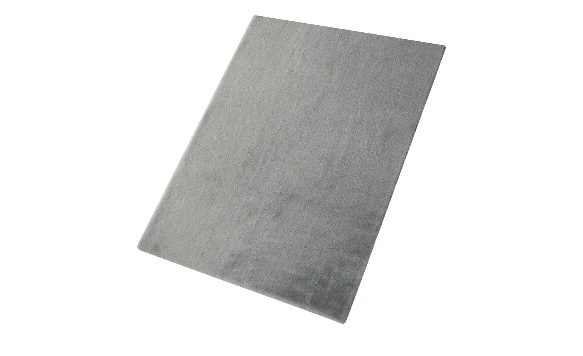 como Hochflorteppich  Bunny ¦ grau ¦ Synthetische Fasern ¦ Maße (cm): B: 12 günstig online kaufen