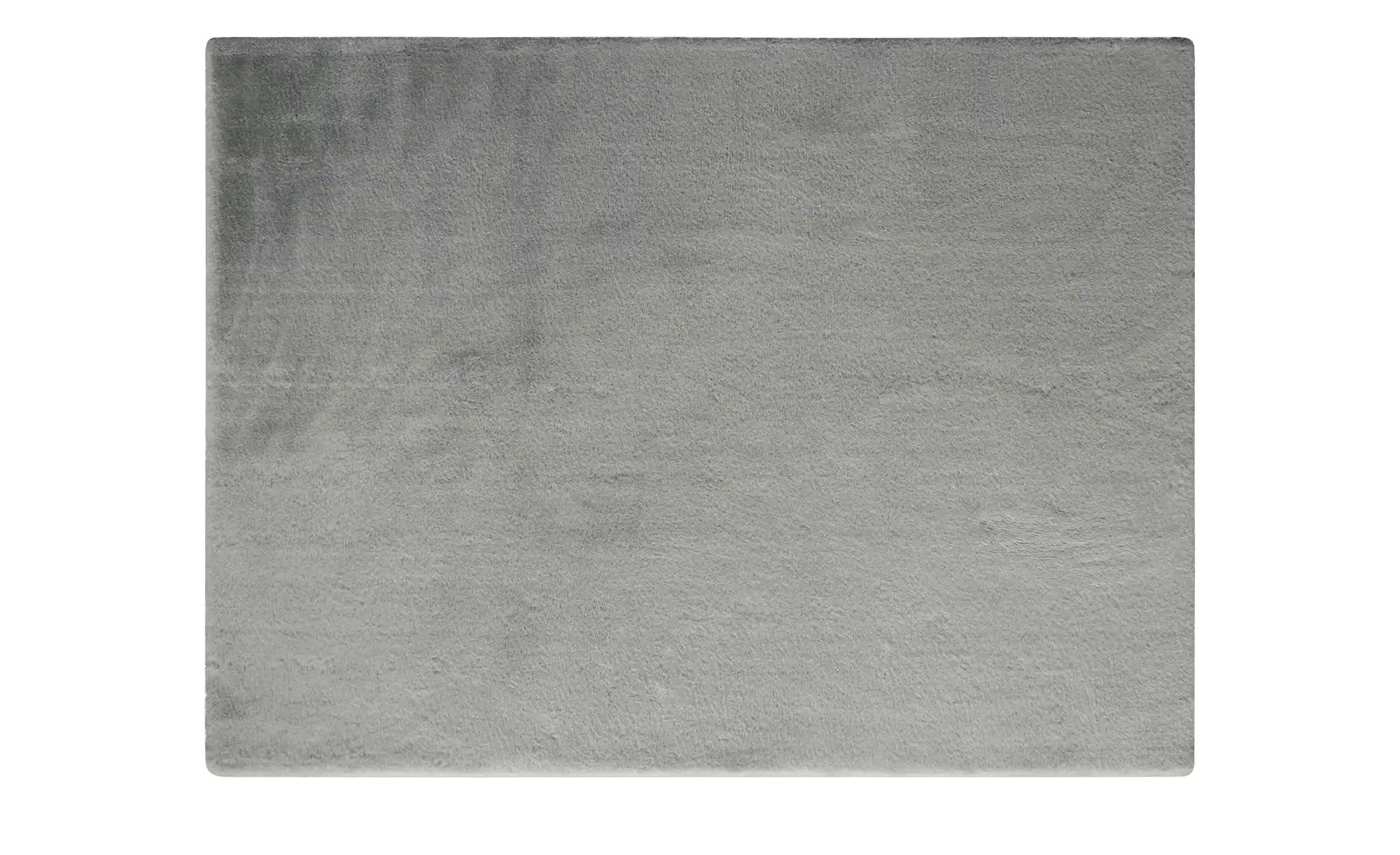 como Hochflorteppich  Bunny ¦ grau ¦ Synthetische Fasern ¦ Maße (cm): B: 16 günstig online kaufen