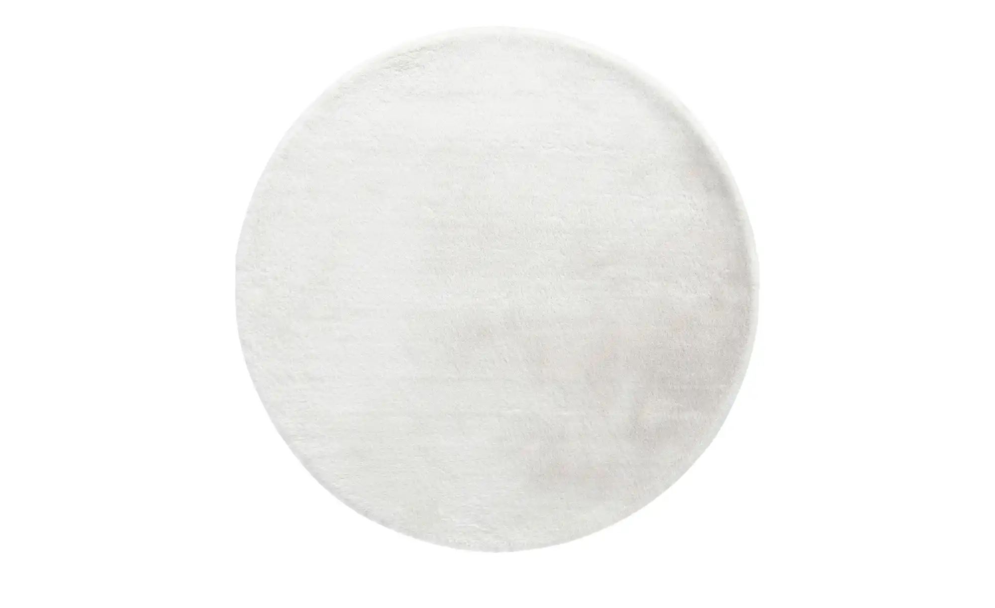 como Hochflorteppich  Bunny ¦ weiß ¦ Synthetische Fasern Ø: 80 Teppiche > H günstig online kaufen