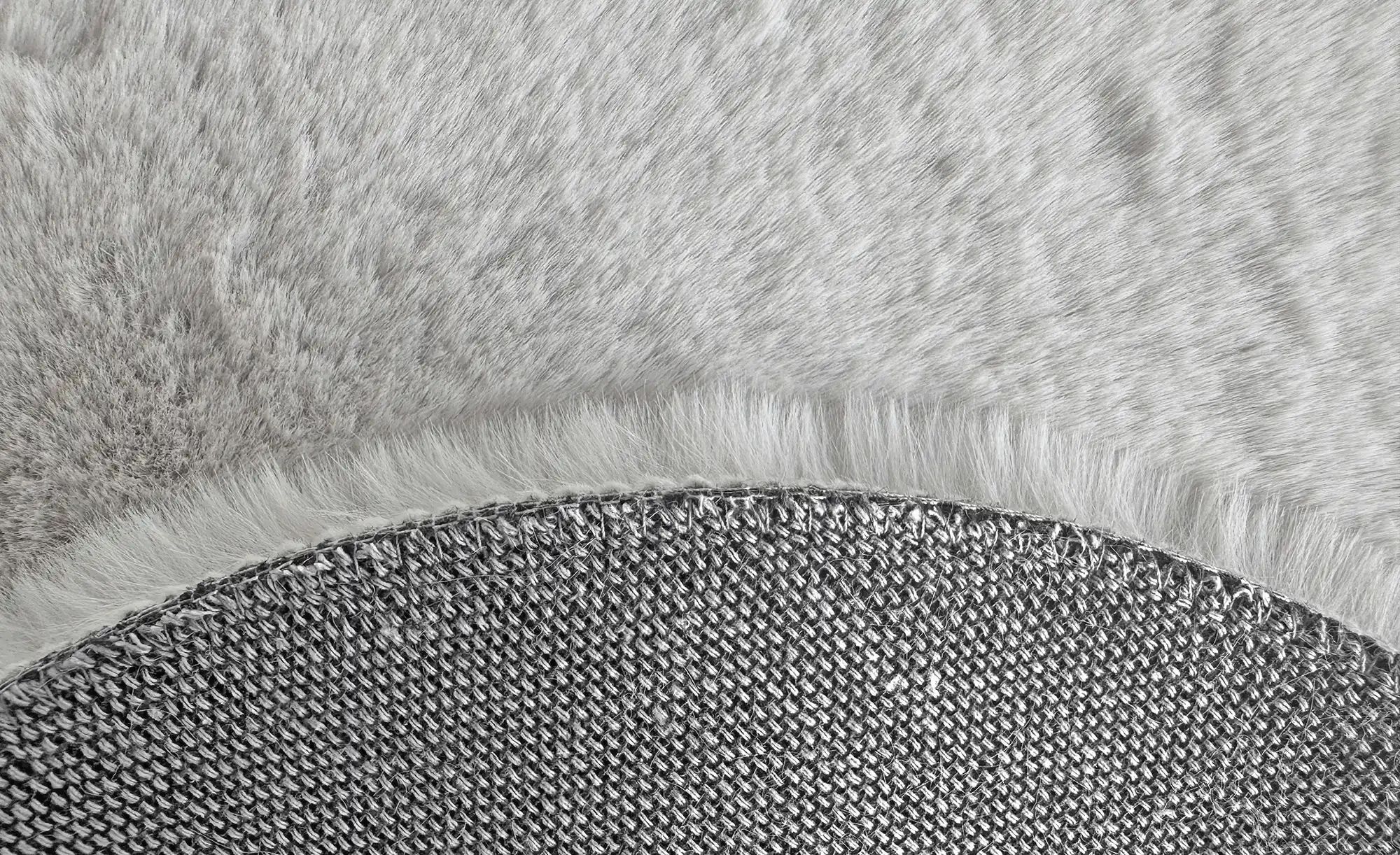 Thumbnail - como Hochflorteppich Bunny ¦ grau ¦ Synthetische Fasern Ø: 80 Teppiche > Hochflorteppiche - Höffner