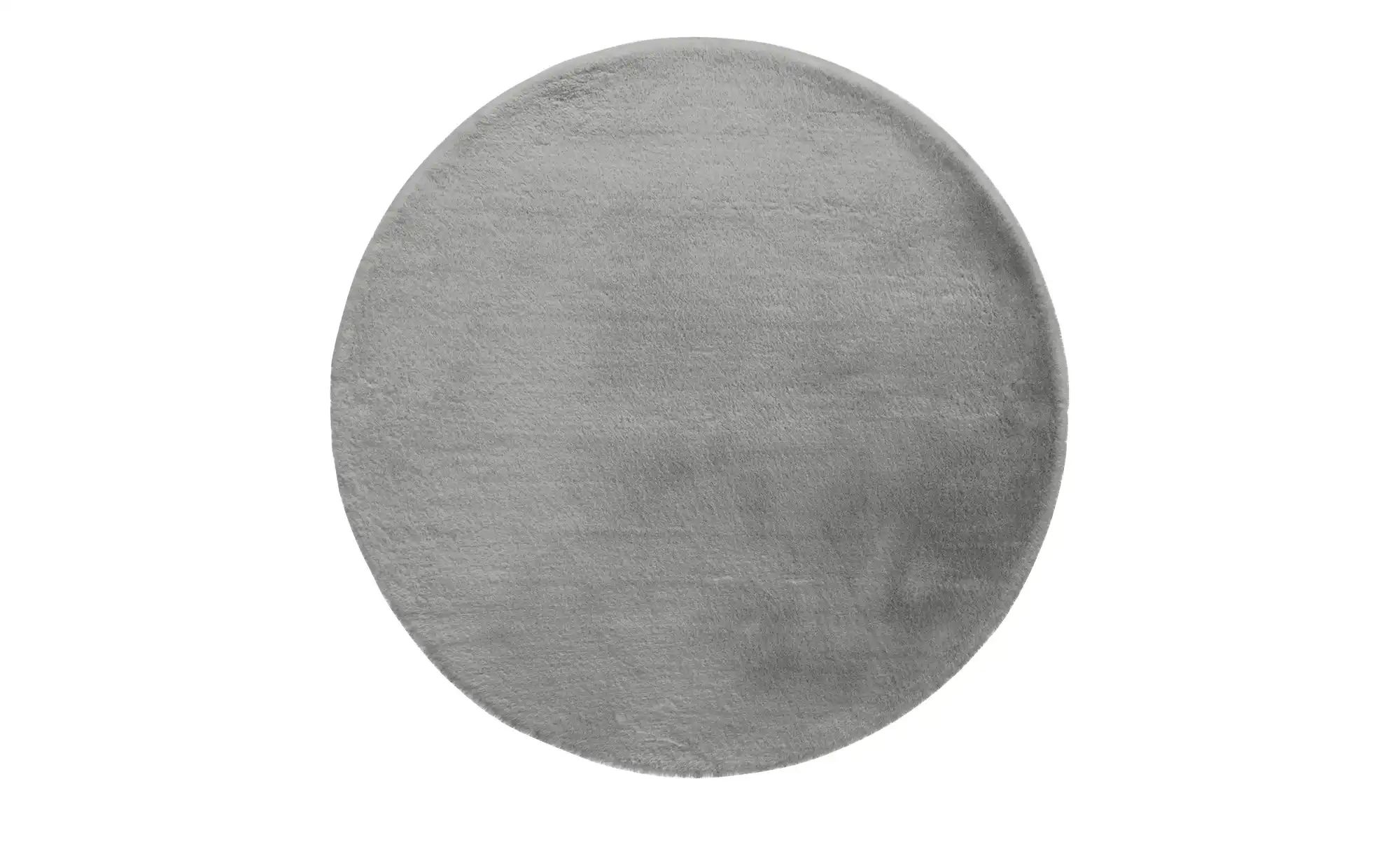 como Hochflorteppich  Bunny ¦ grau ¦ Synthetische Fasern Ø: 160 Teppiche > günstig online kaufen