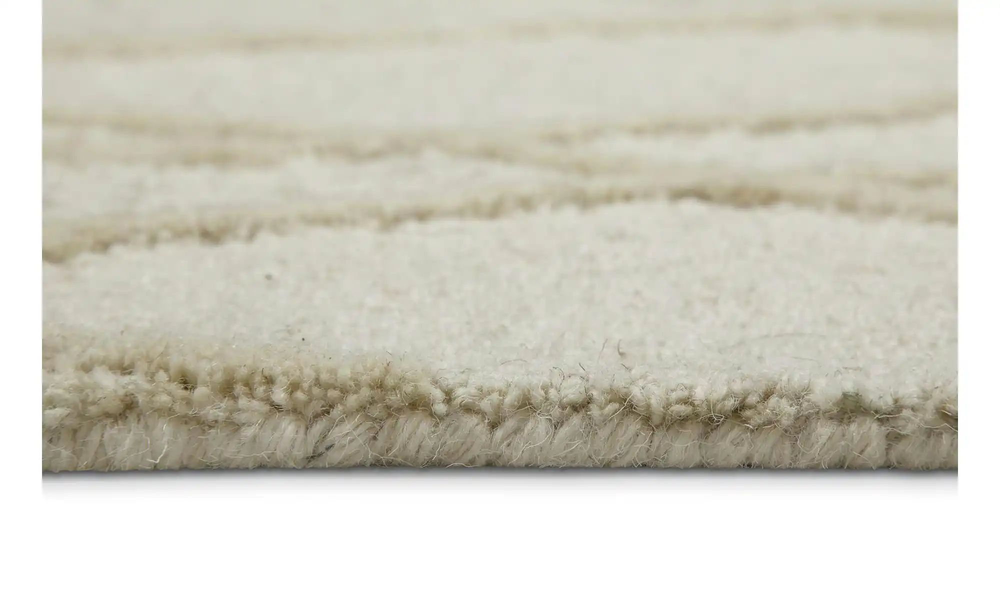 WECONhome Teppich   ¦ creme ¦ Wolle ¦ Maße (cm): B: 80 H: 10 Teppiche > Woh günstig online kaufen