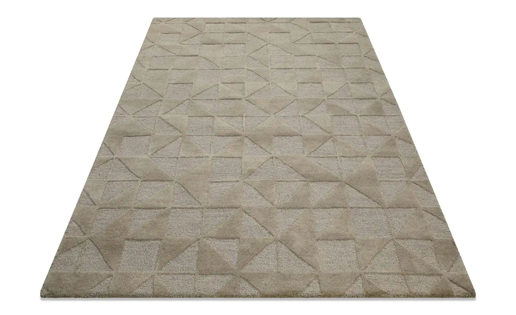 WECONhome Teppich   ¦ beige ¦ Wolle ¦ Maße (cm): B: 240 H: 10 Teppiche > Wo günstig online kaufen