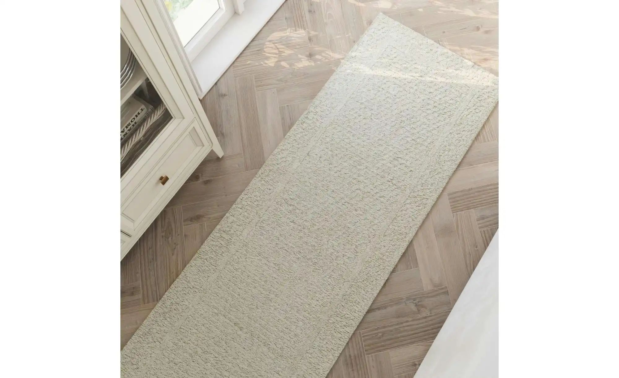 WECONhome Teppich   ¦ creme ¦ Wolle ¦ Maße (cm): B: 80 H: 10 Teppiche > Woh günstig online kaufen
