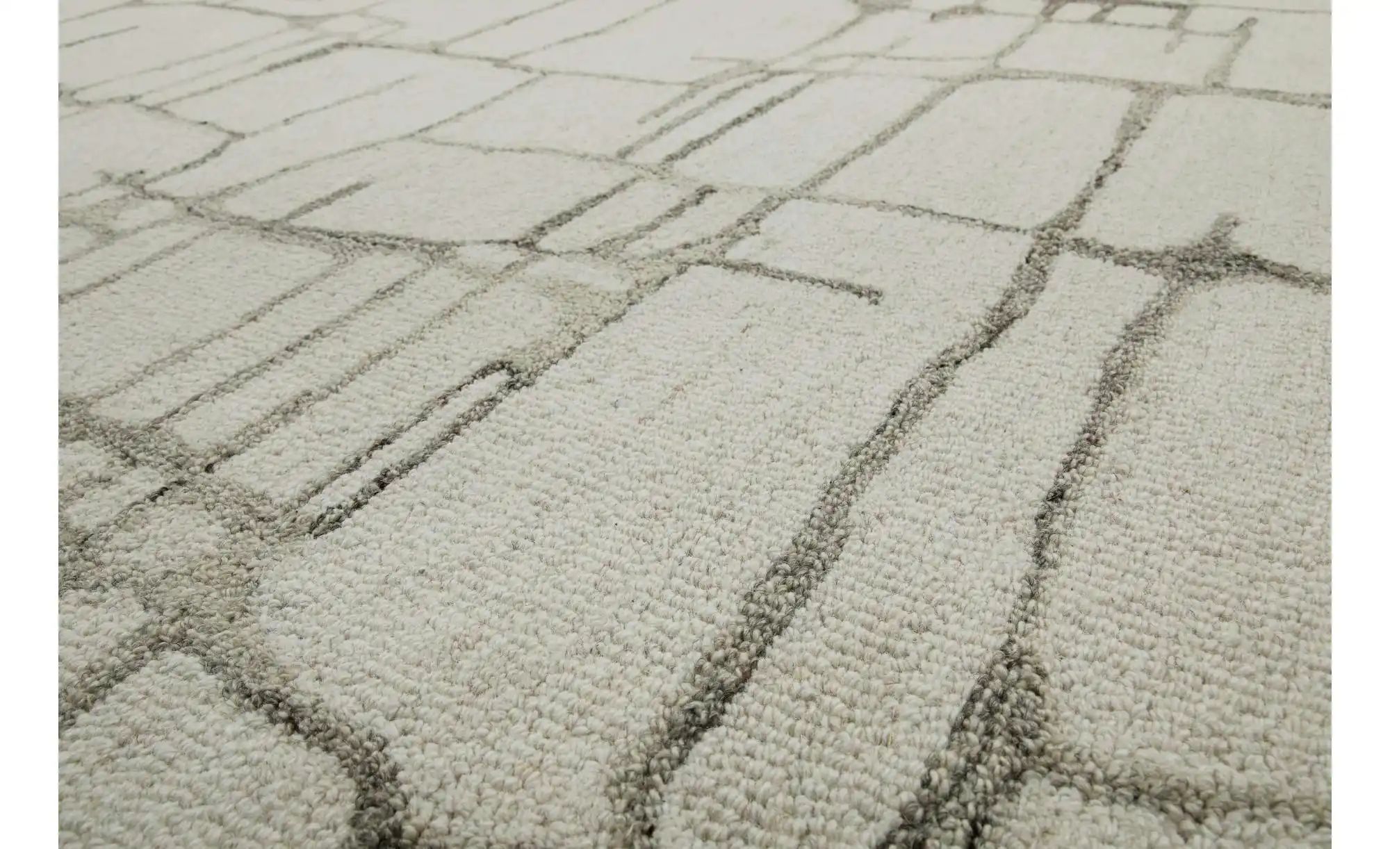 WECONhome Teppich   ¦ creme ¦ Wolle ¦ Maße (cm): B: 200 H: 5 Teppiche > Woh günstig online kaufen